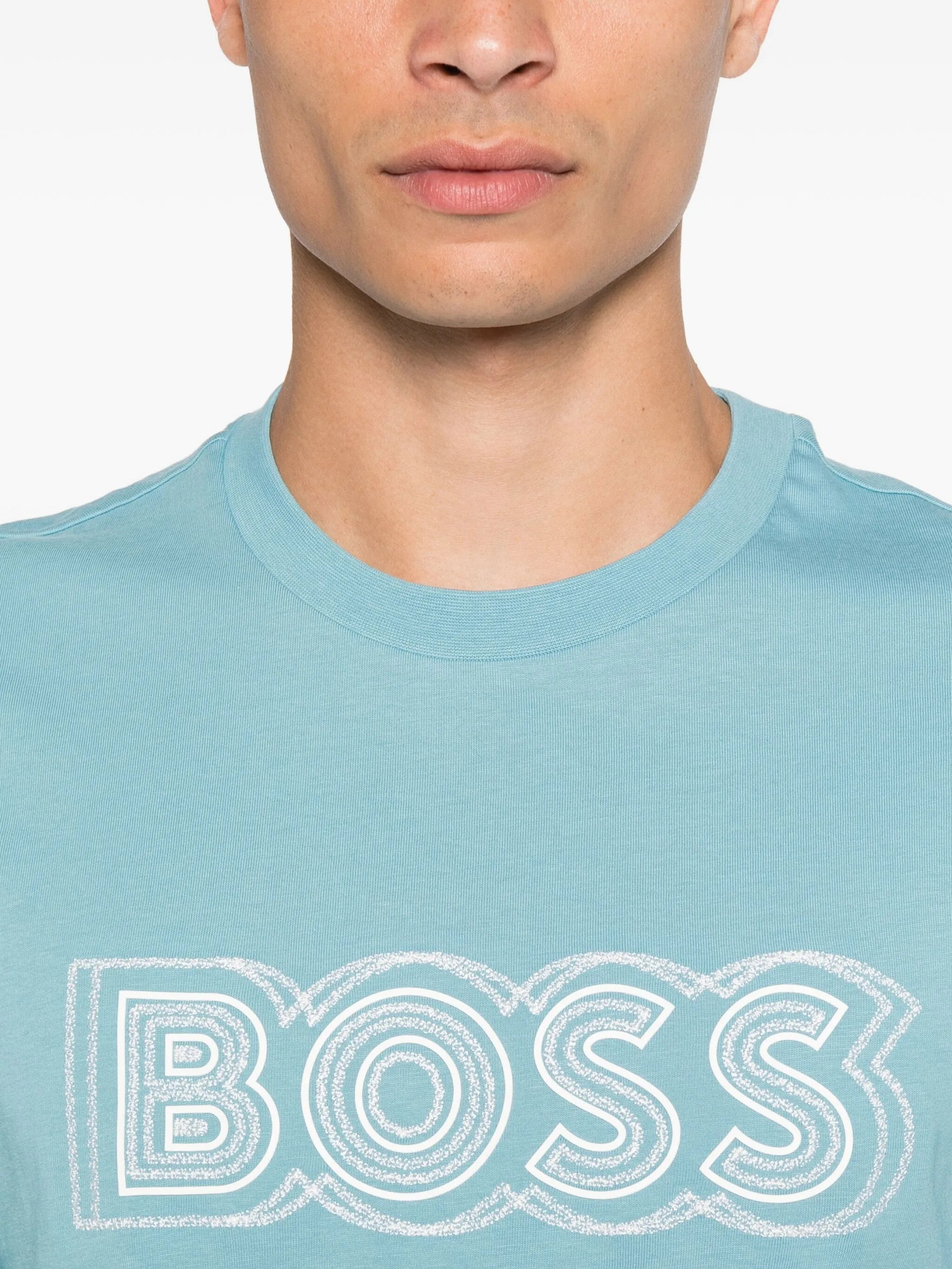 Boss Logo-embroidered T-shirt - 4