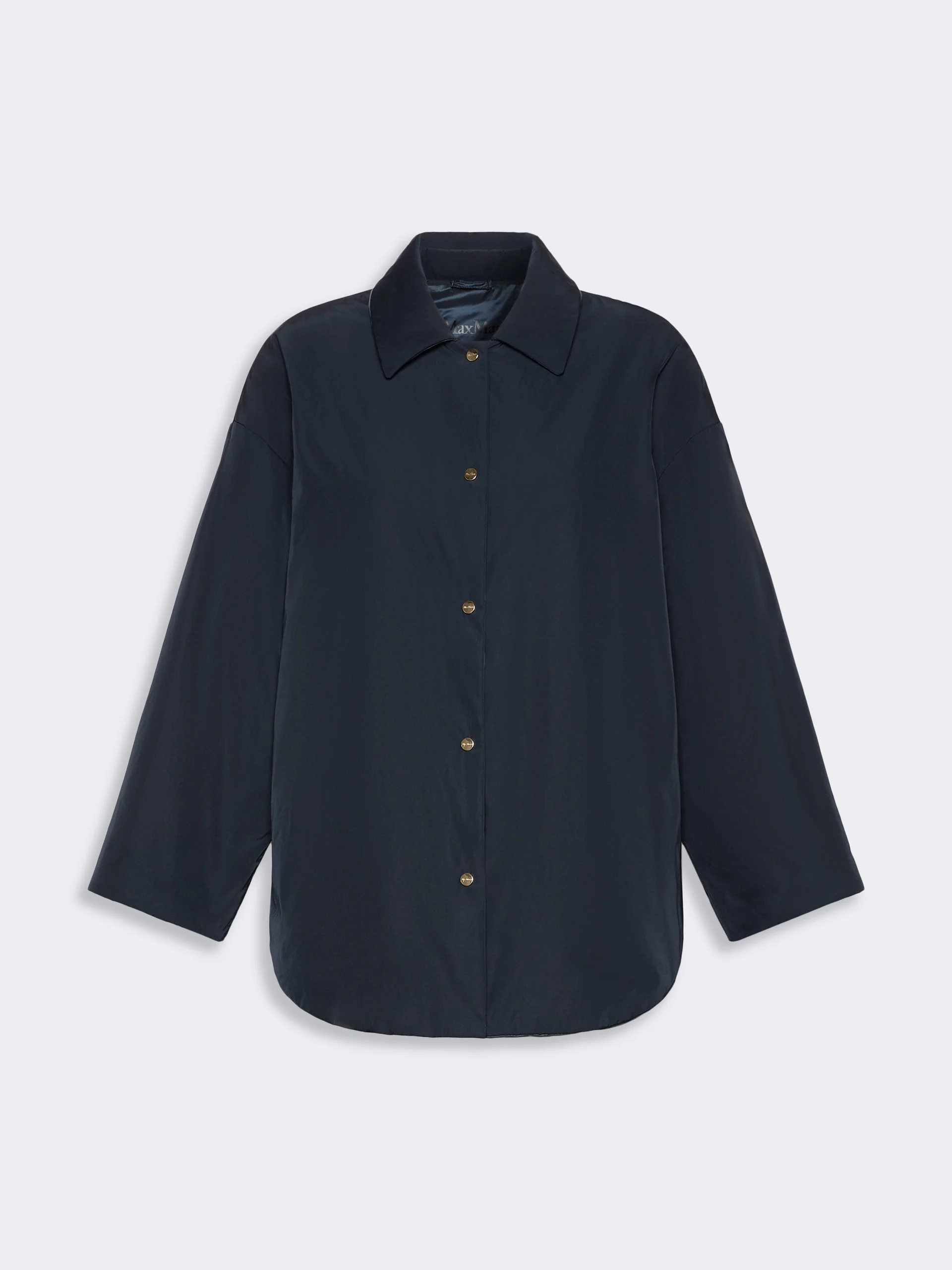 CARLOTTA Reversible padded jacket in radzmir and water-repellent canvas - ULTRAMARINE - 1