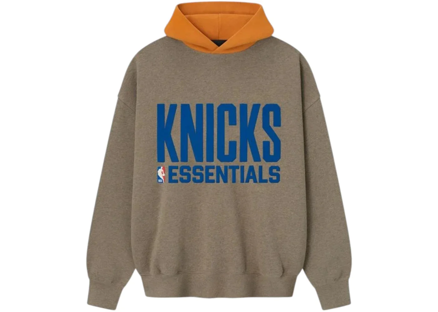 Fear of God Essentials Knicks Sport Hoodie Homestead Heather/Orange - 1