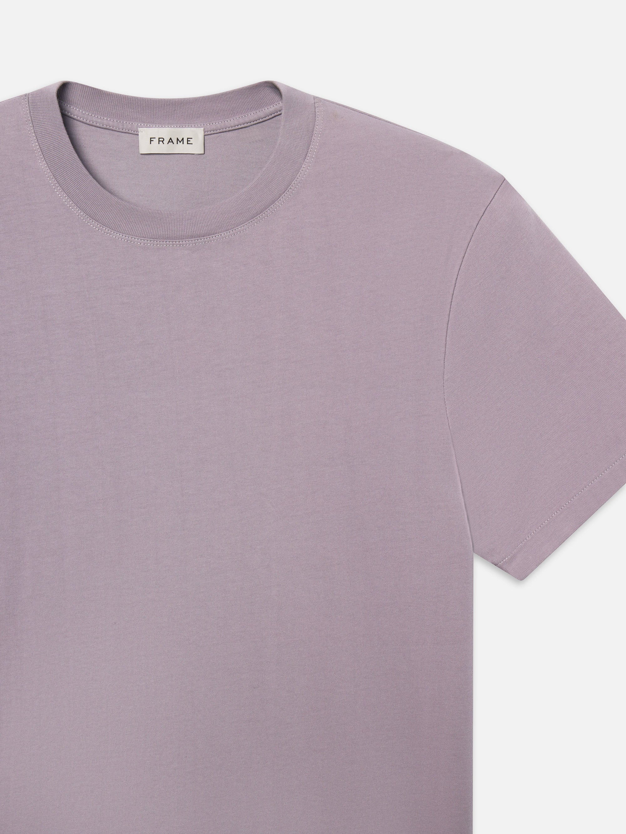 Frame Logo Tee in Old Lavender - 2