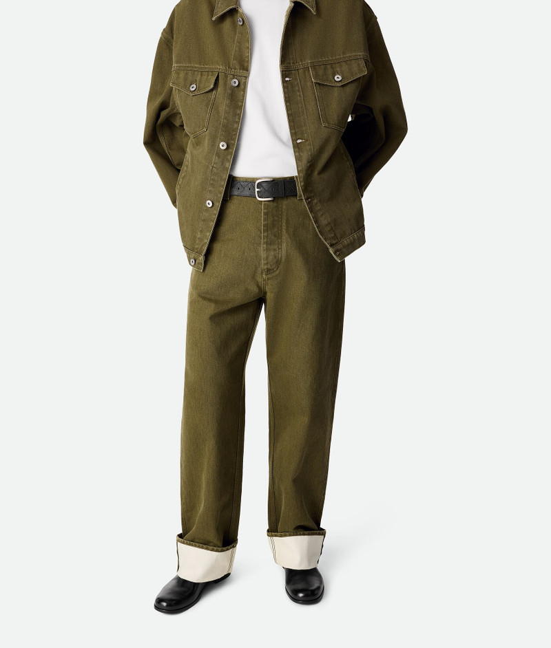 Bottega Veneta Colored Turned Up Jeans outlook
