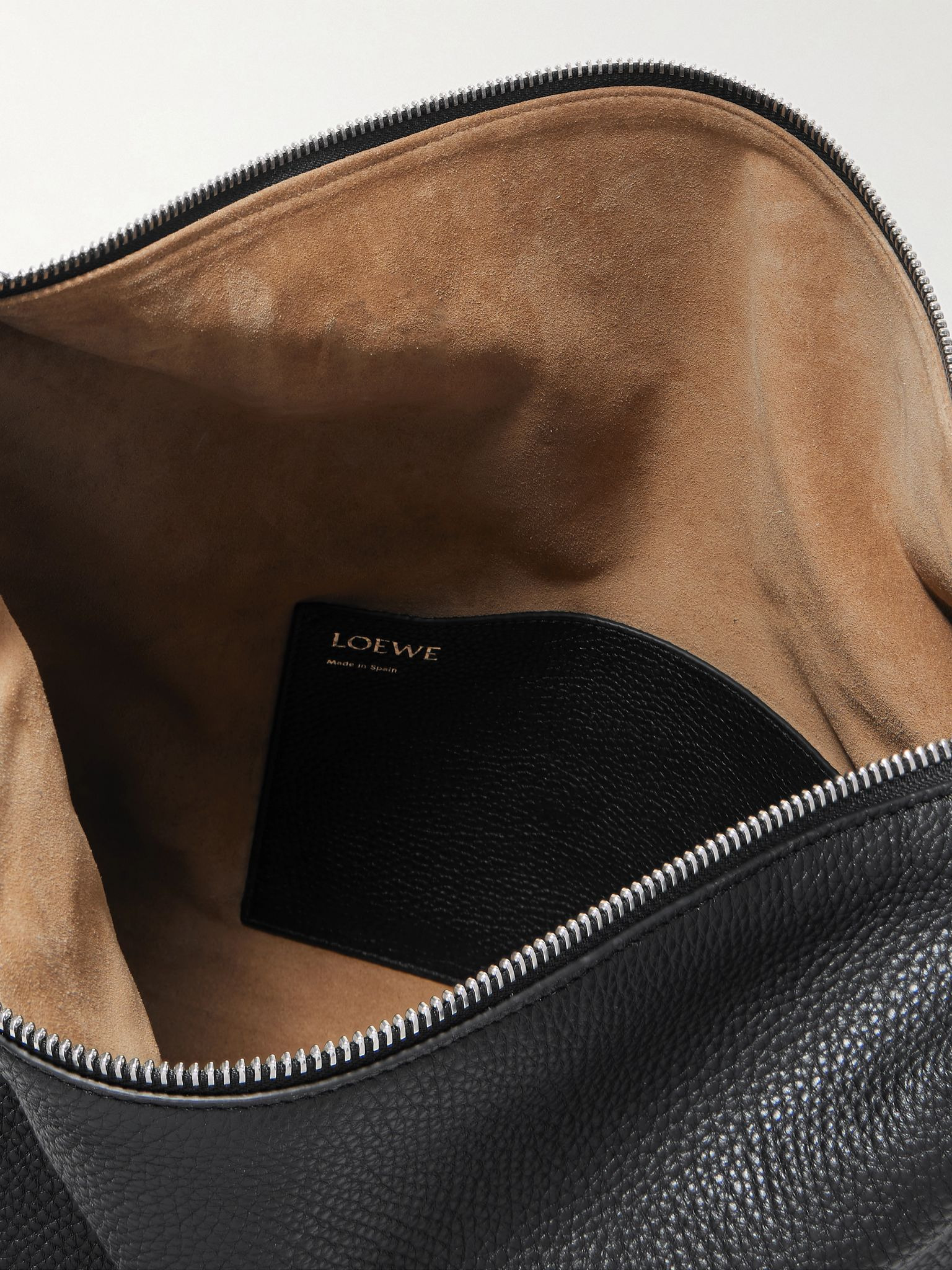 Cubi Full-Grain Leather Messenger Bag Black - 5