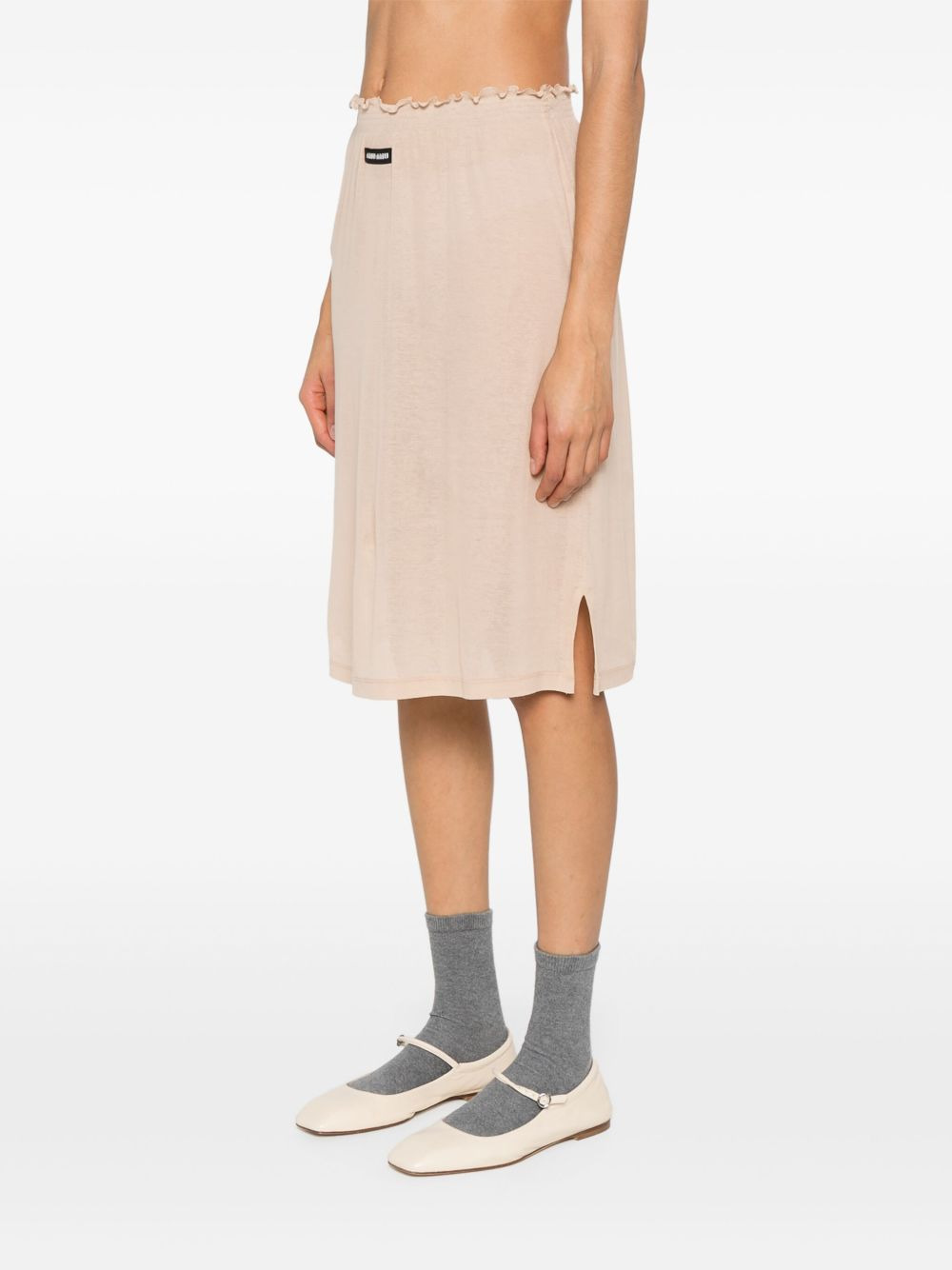 jersey midi skirt - 3