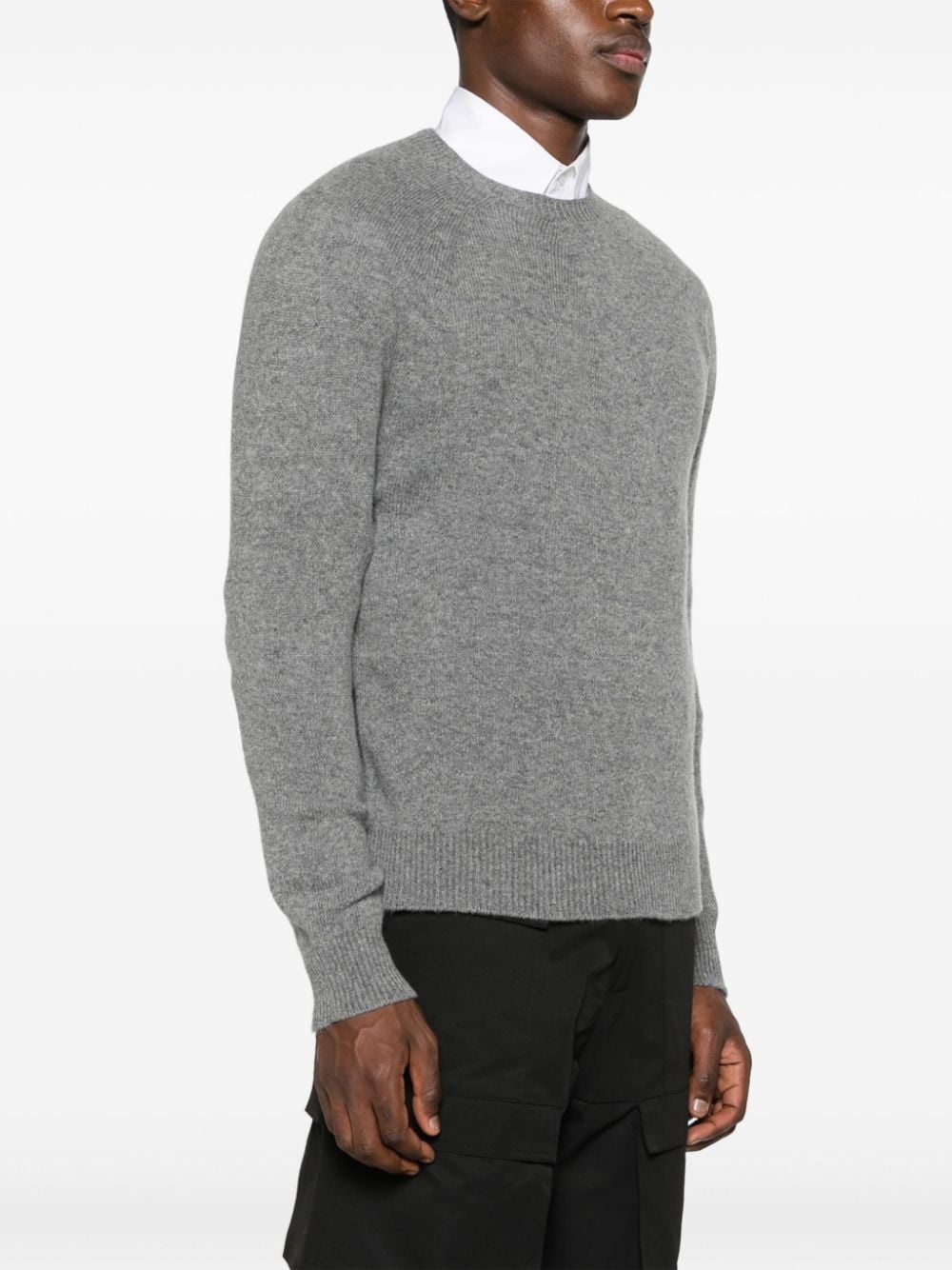 crew-neck wool-blend jumper - 3