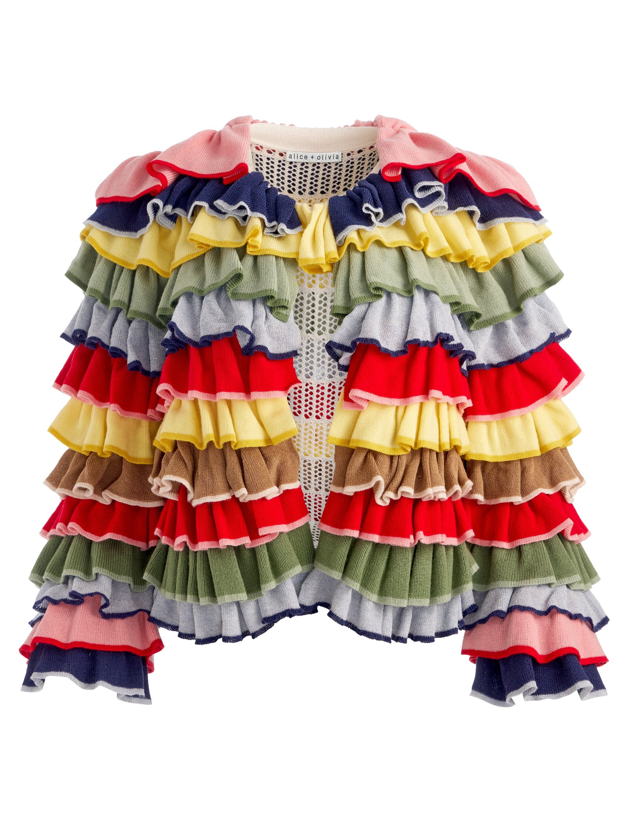 FAWN RUFFLE CARDIGAN - 1
