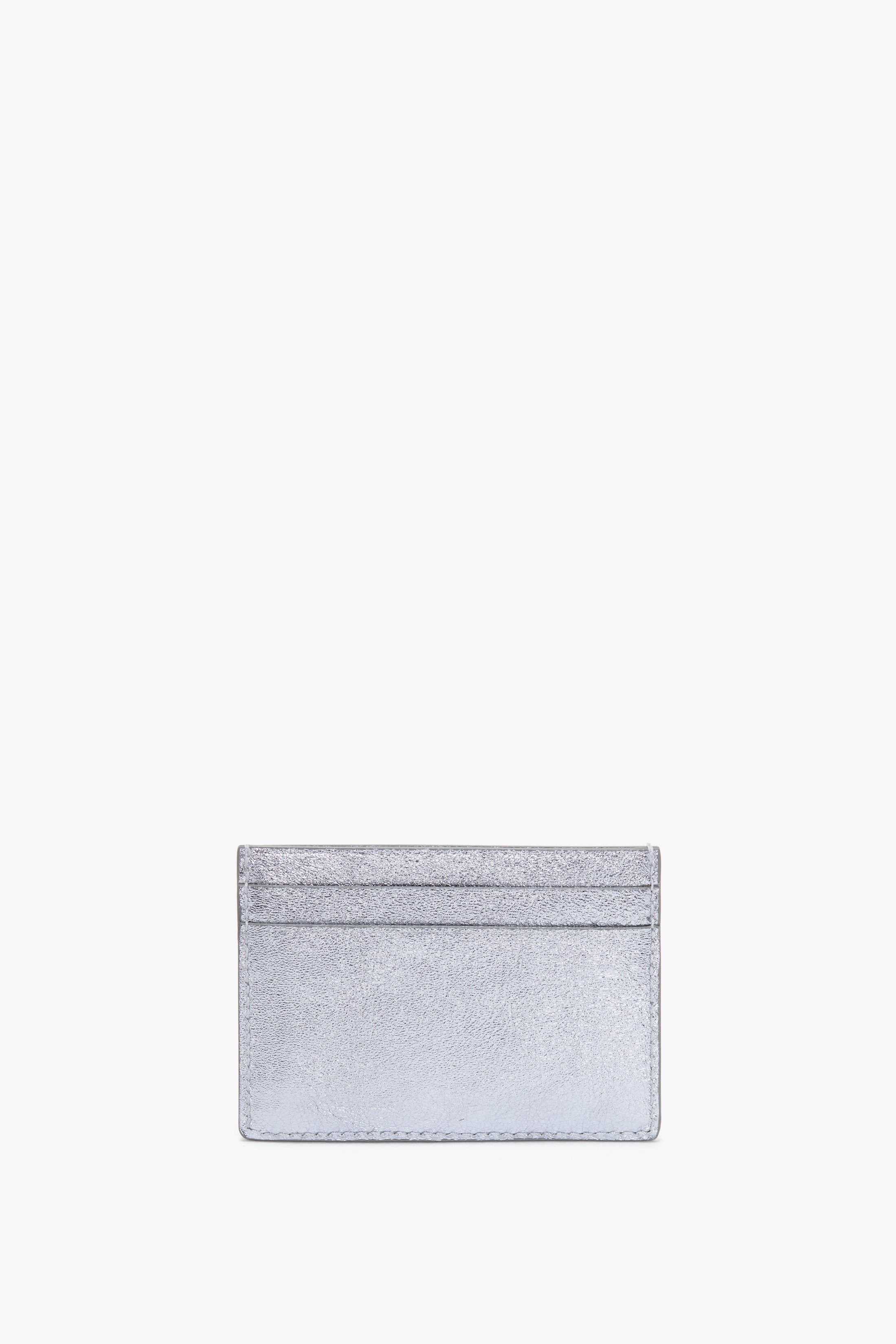 Card Holder In Sky Leather - 3