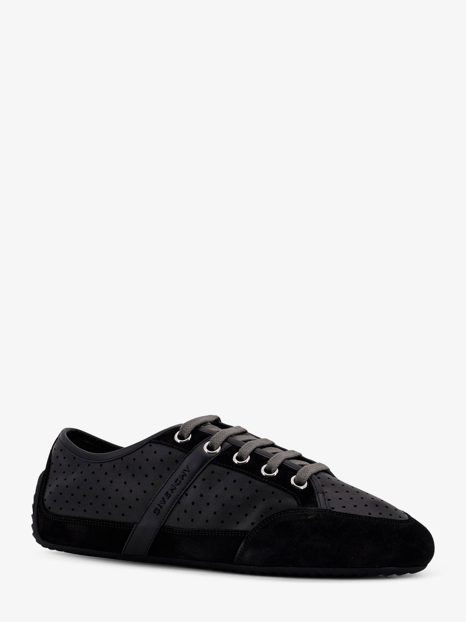 Givenchy Baskets Low-Top Leather And Suede Sneakers - 2