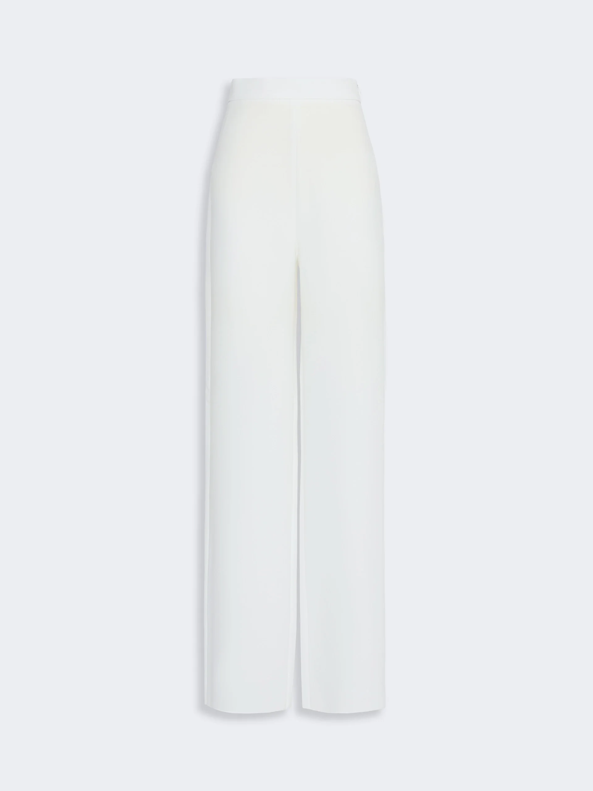 ALAGGIO Cady wide-leg trousers - WHITE - 1
