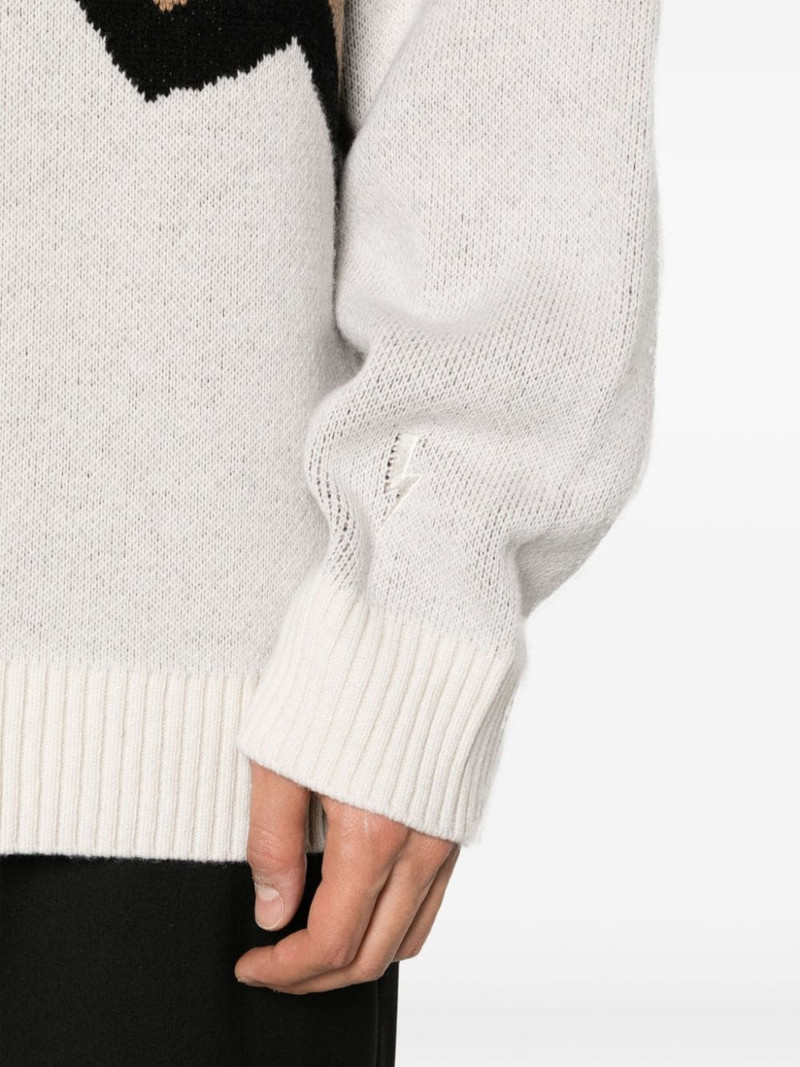 intarsia-knit wool jumper 5