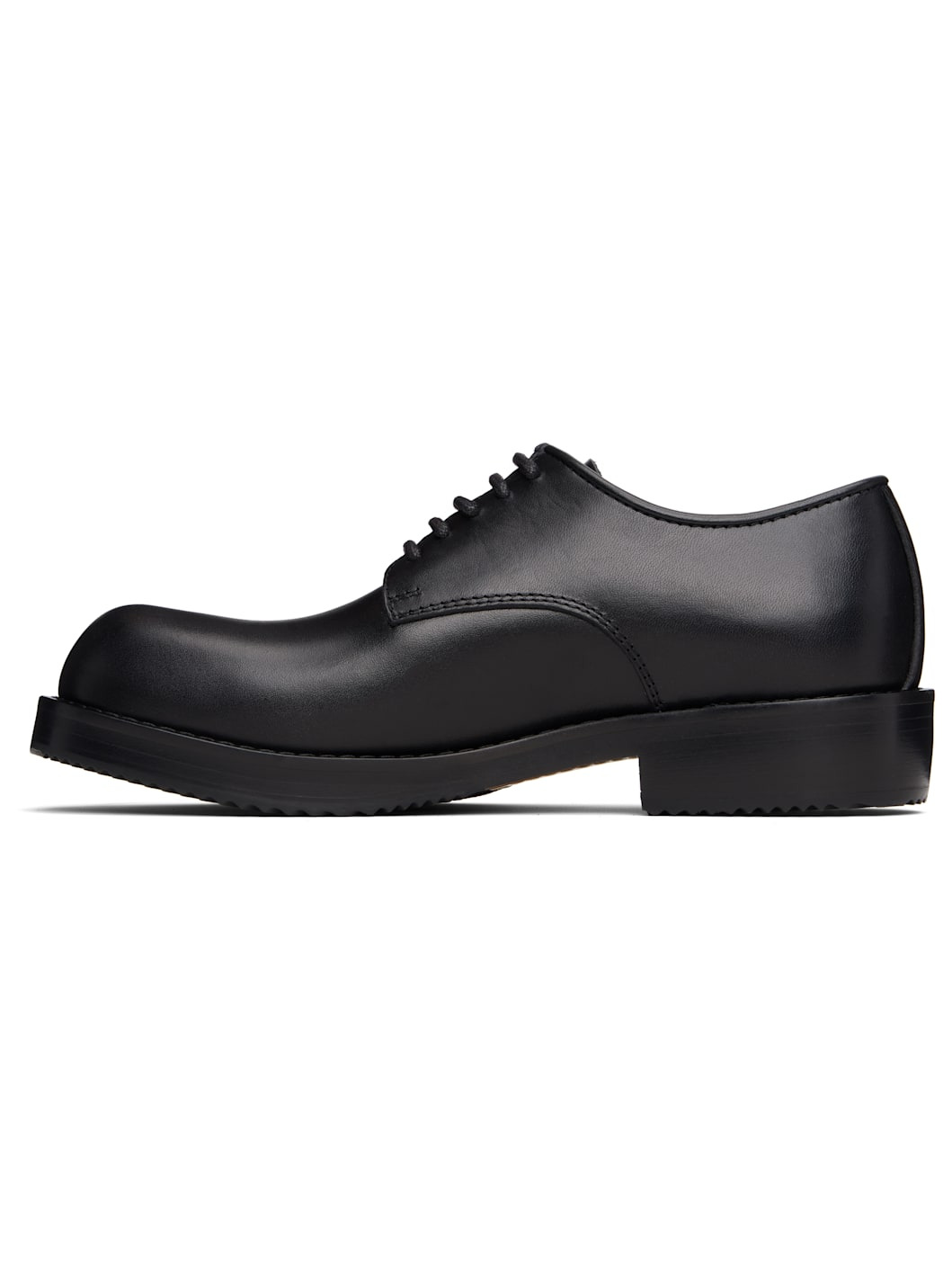 Black Leather Derbys - 3