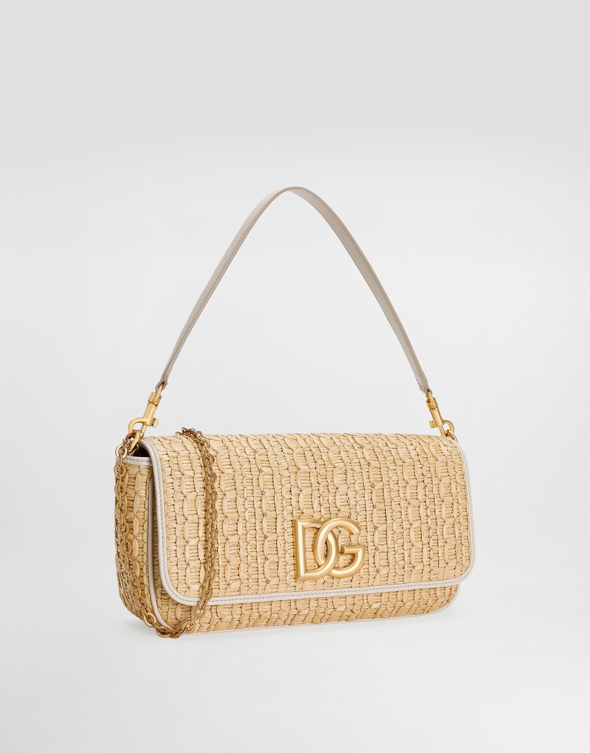 Rafia crochet shoulder bag - 3