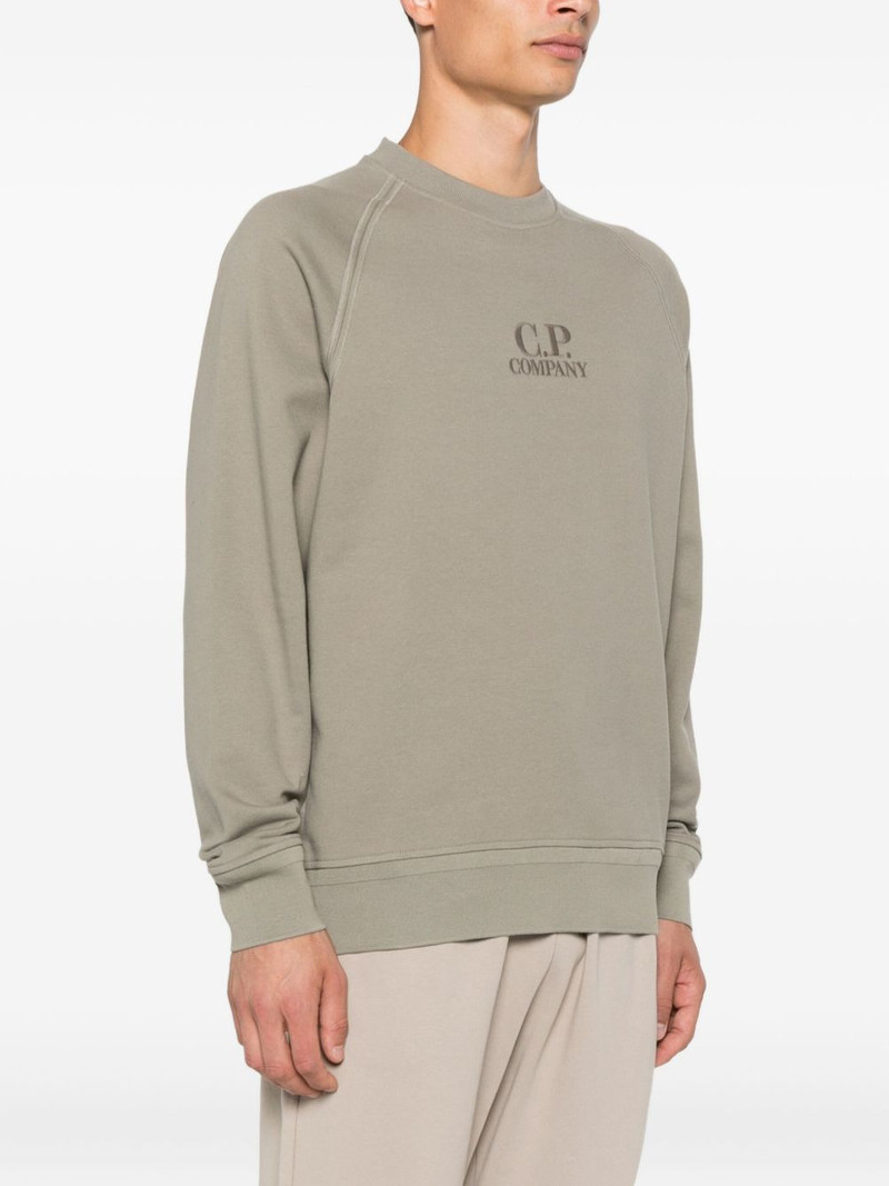 embroidered-logo sweatshirt 3