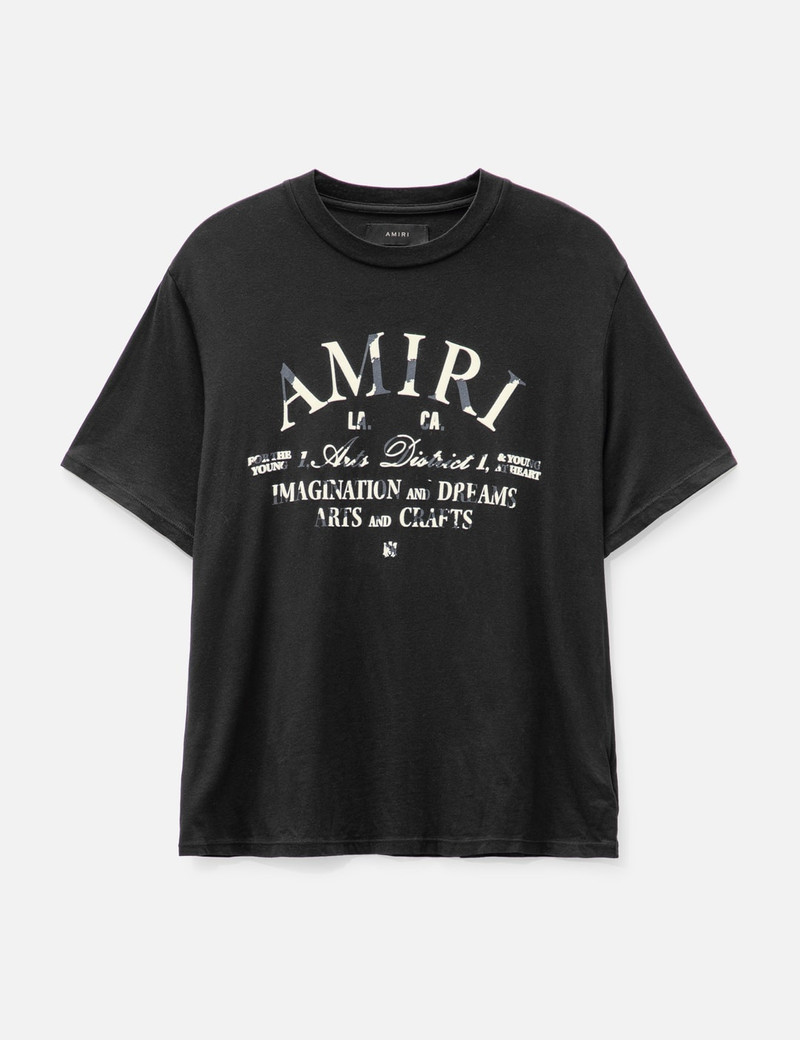 AMIRI DISTRESSED ARTS DISTRICT T-SHIRT 1