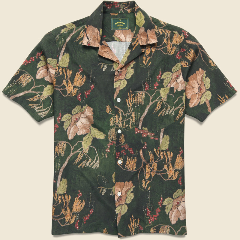Ambar Camp Shirt - Green 1