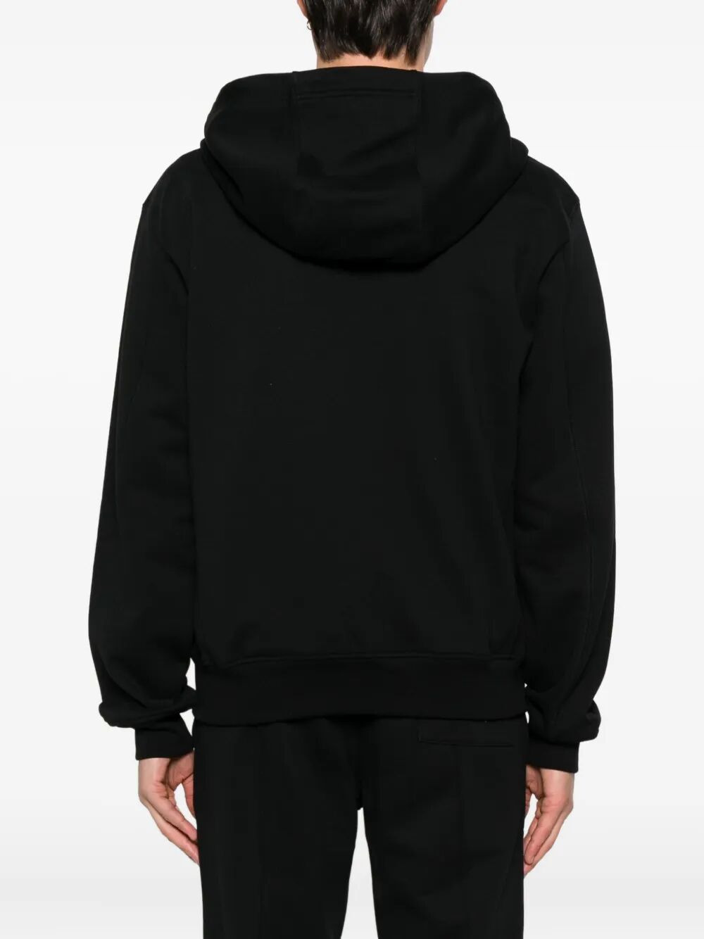 Casablanca Men "Sunset Valley" Rubber Patch Zip Through Hoodie - 3