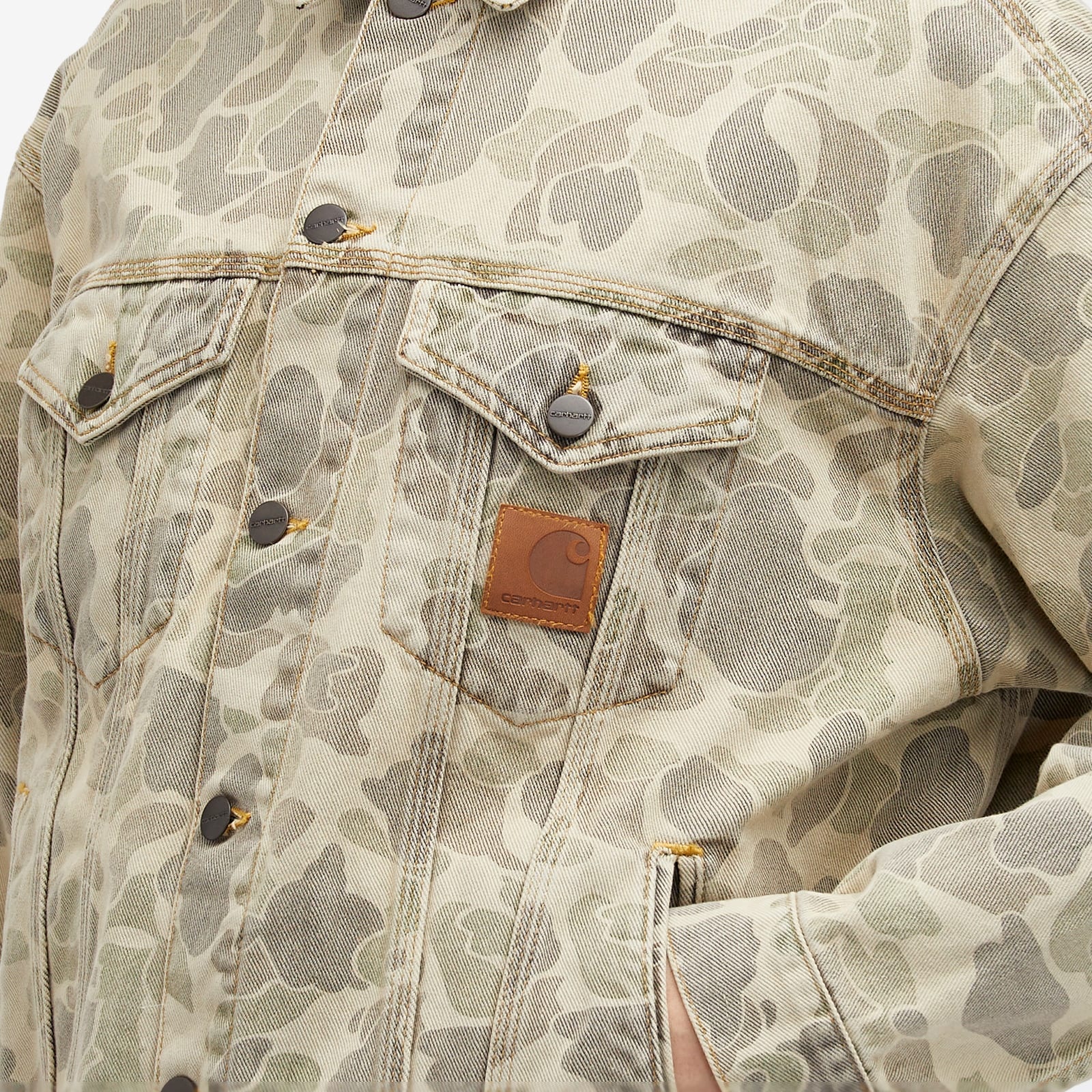 Carhartt WIP Duck Camo Helston Denim Jacket - 5