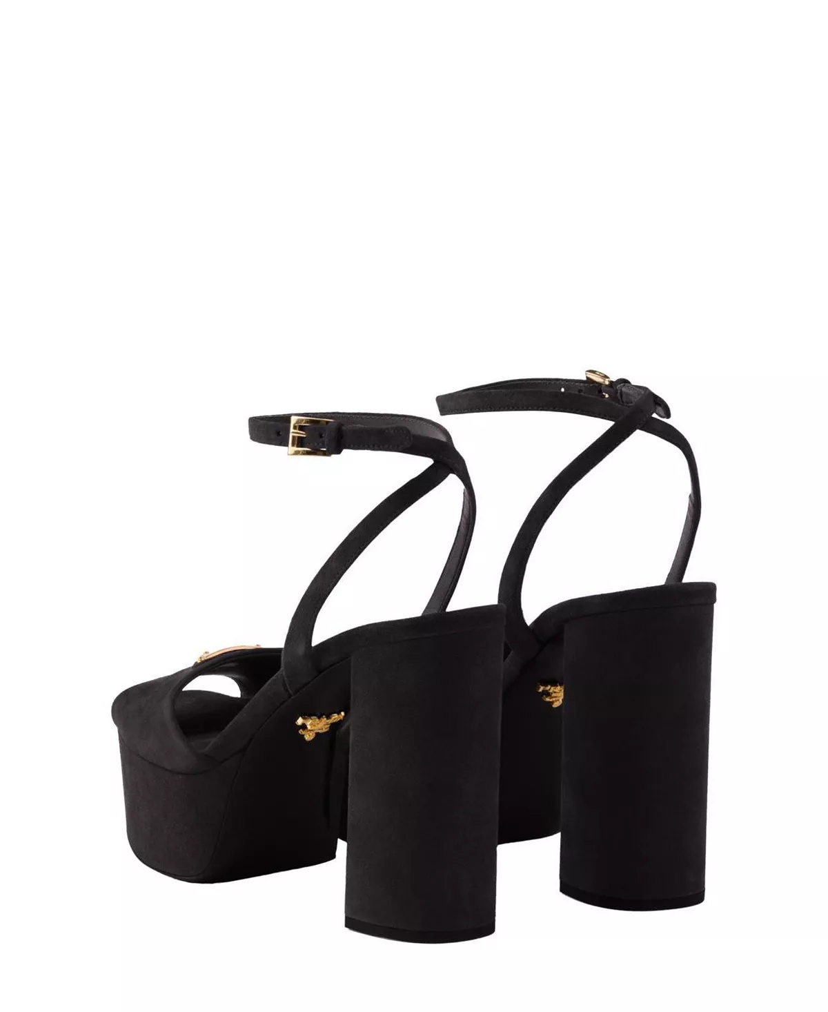 Women's Suede Platform Sandals - 4