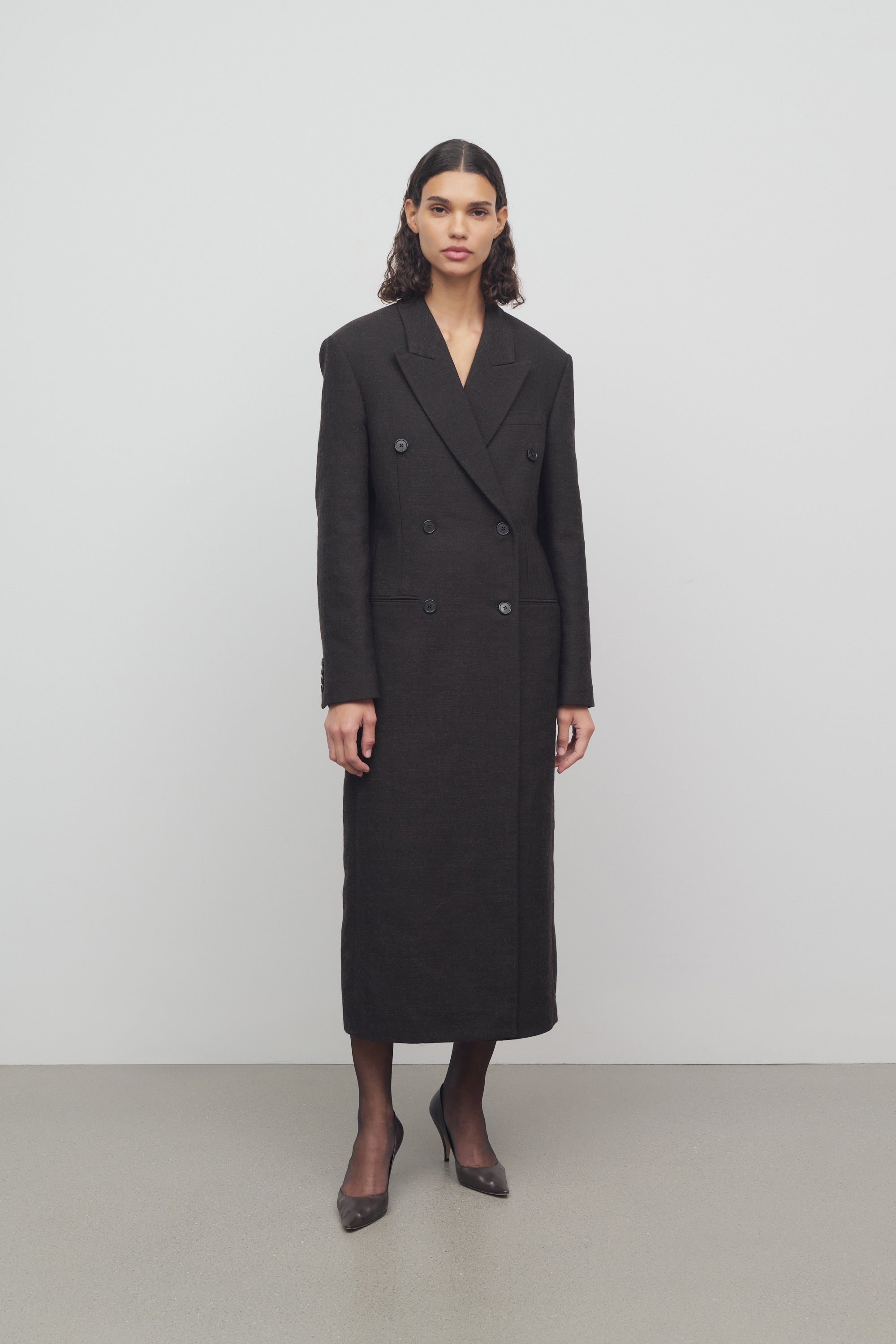 Duras Coat in Cotton and Wool - 3