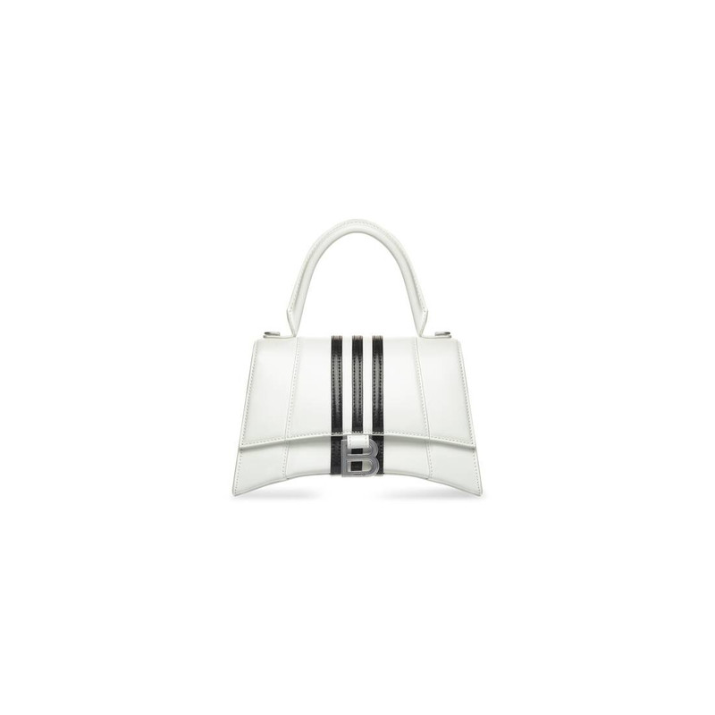 Women's Balenciaga / Adidas Hourglass Small Handbag In Box in Optic White 1
