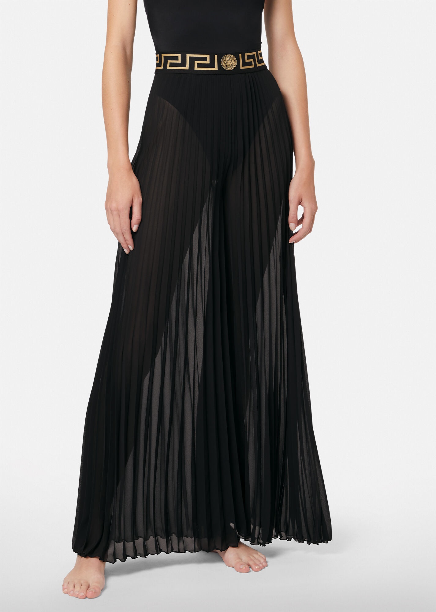 Greca Pleated Pareo Pants - 2