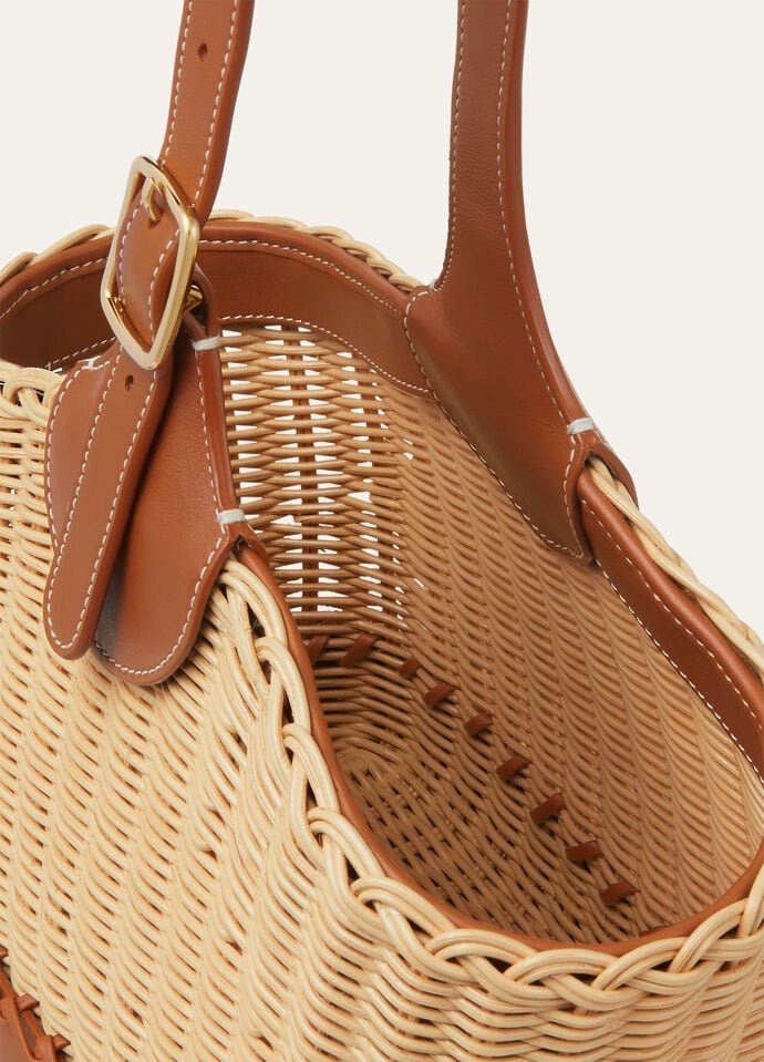 Bobbin Bucket bag wicker - 4