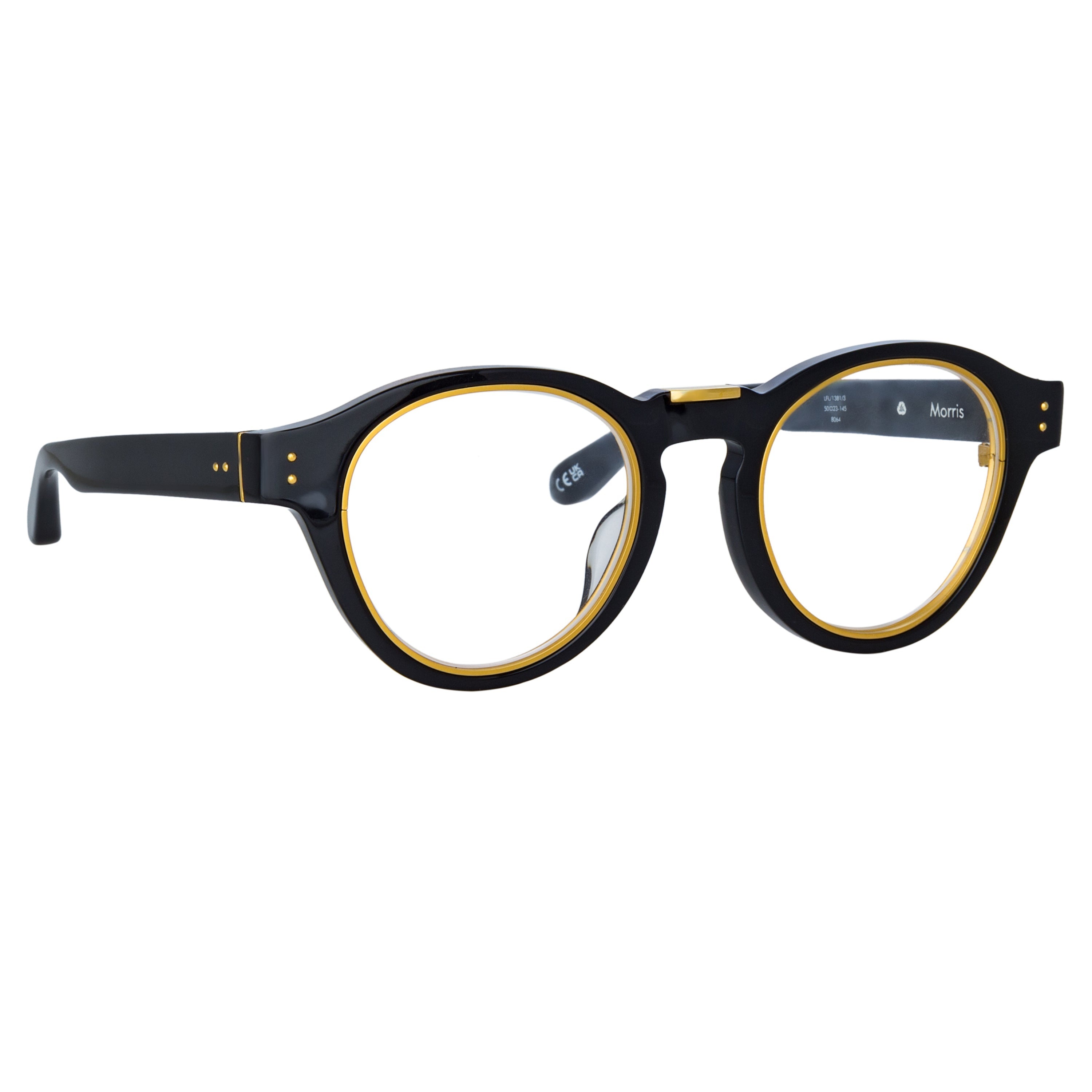 MORRIS OVAL OPTICAL FRAME IN BLACK - 5