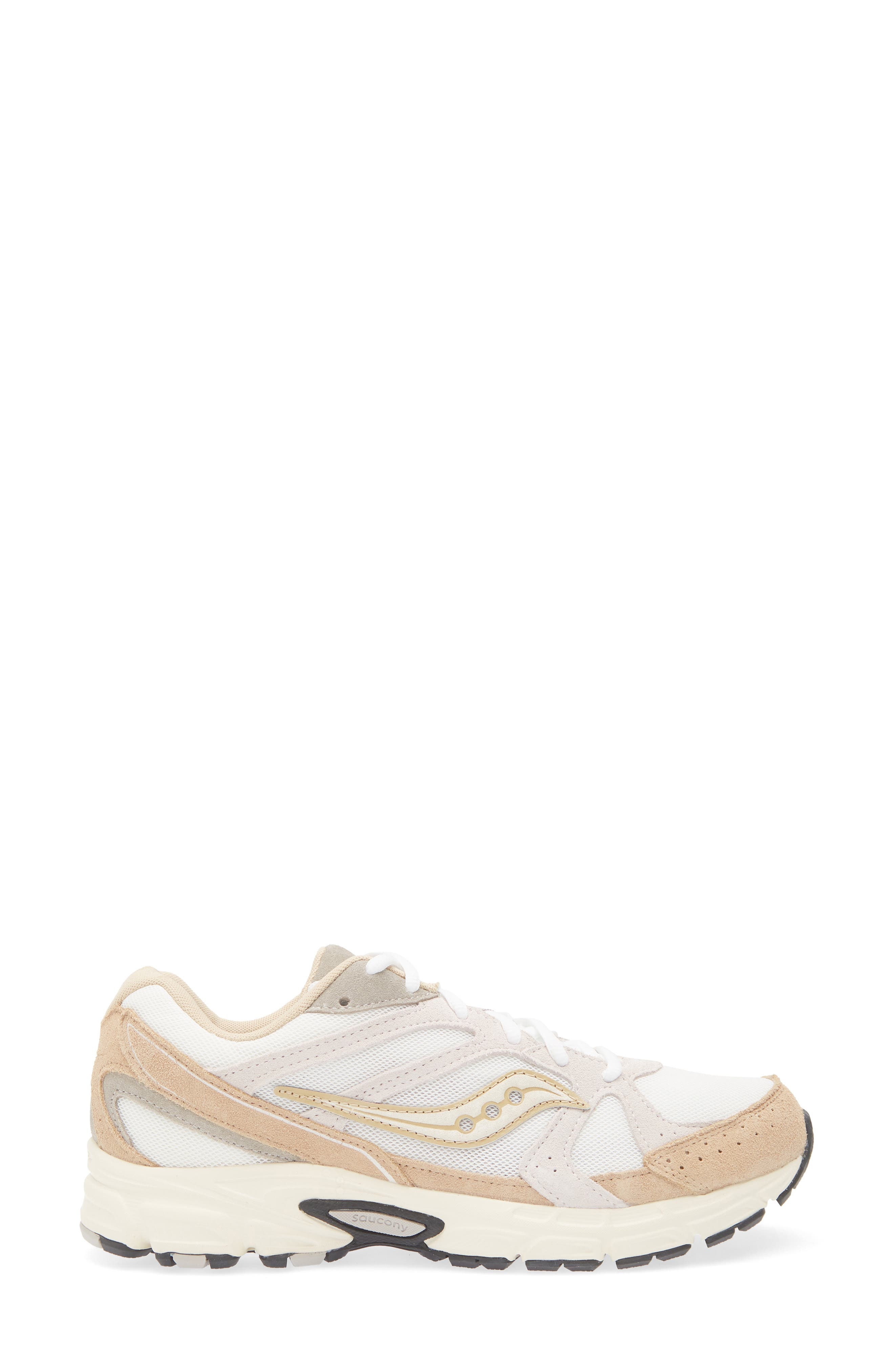 Saucony Ride Millenium Sneaker in White/Sand- Suede at Nordstrom - 3