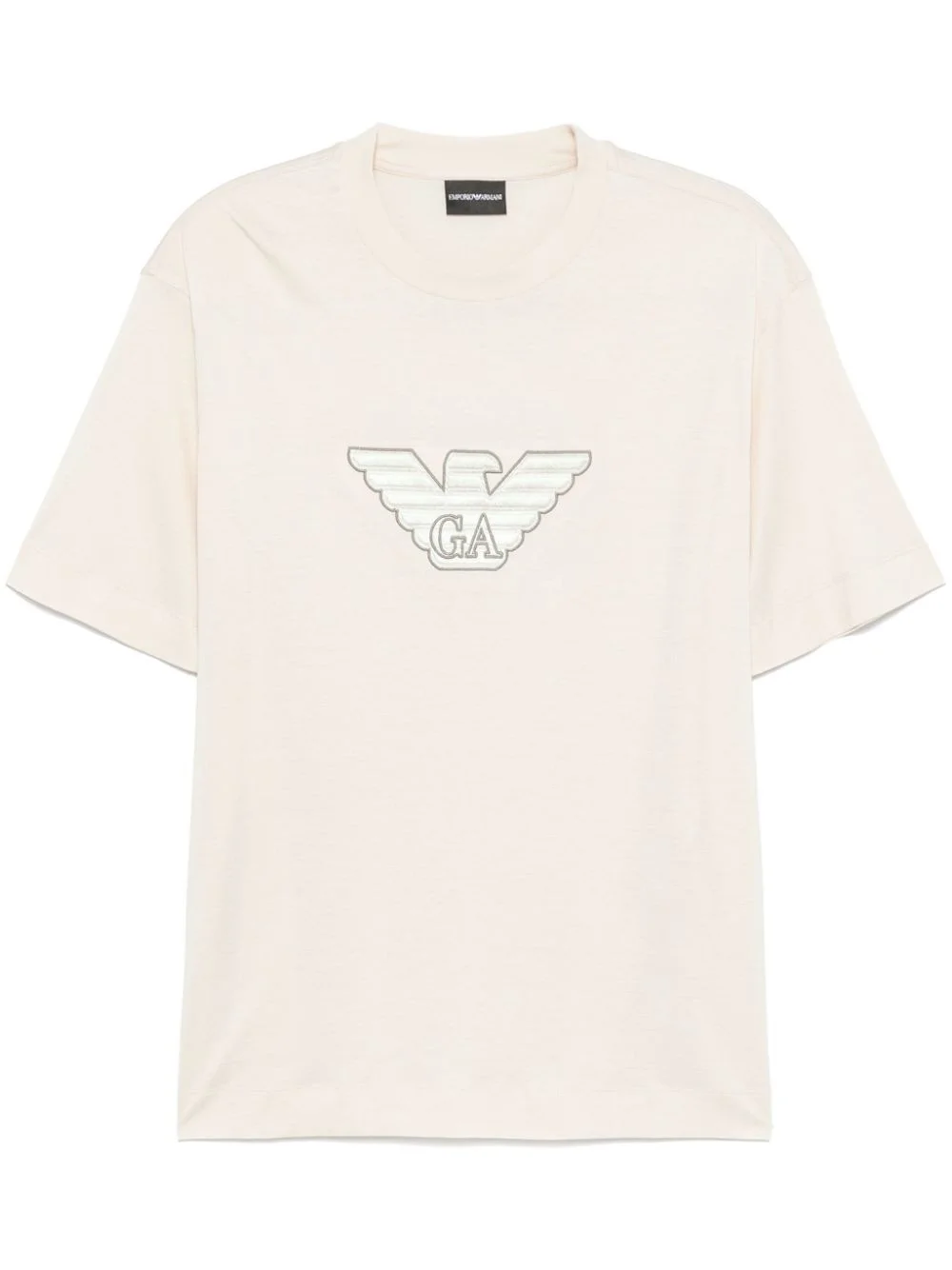 logo-embroidered T-shirt - 1