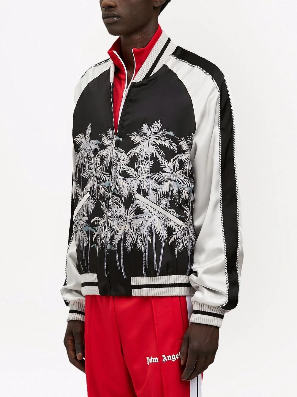 Palm Tree-print bomber jacket - 5