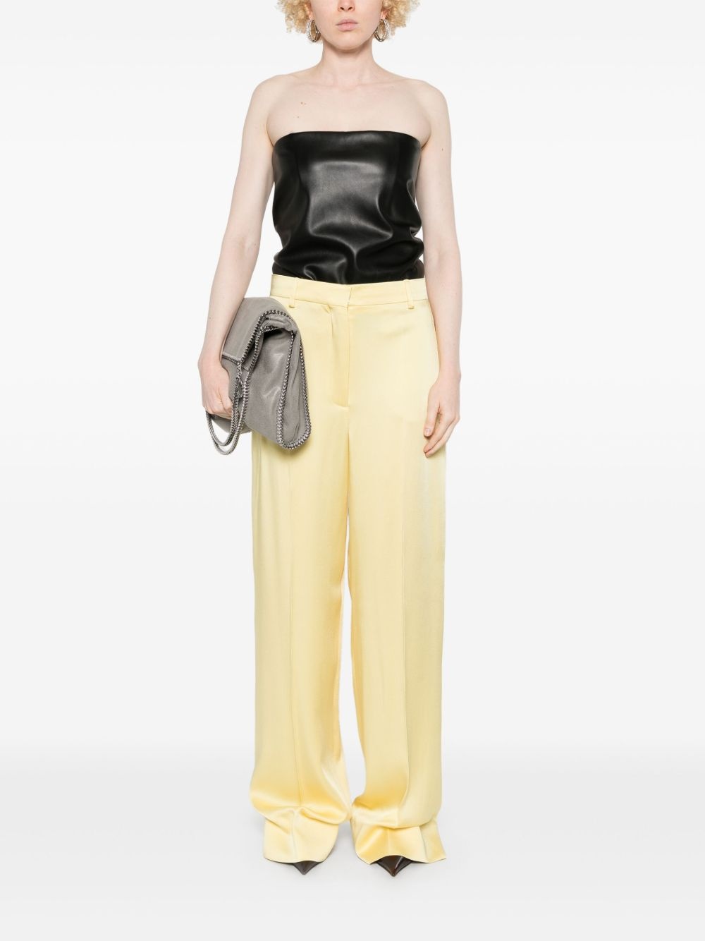 low-rise straight-leg trousers - 2