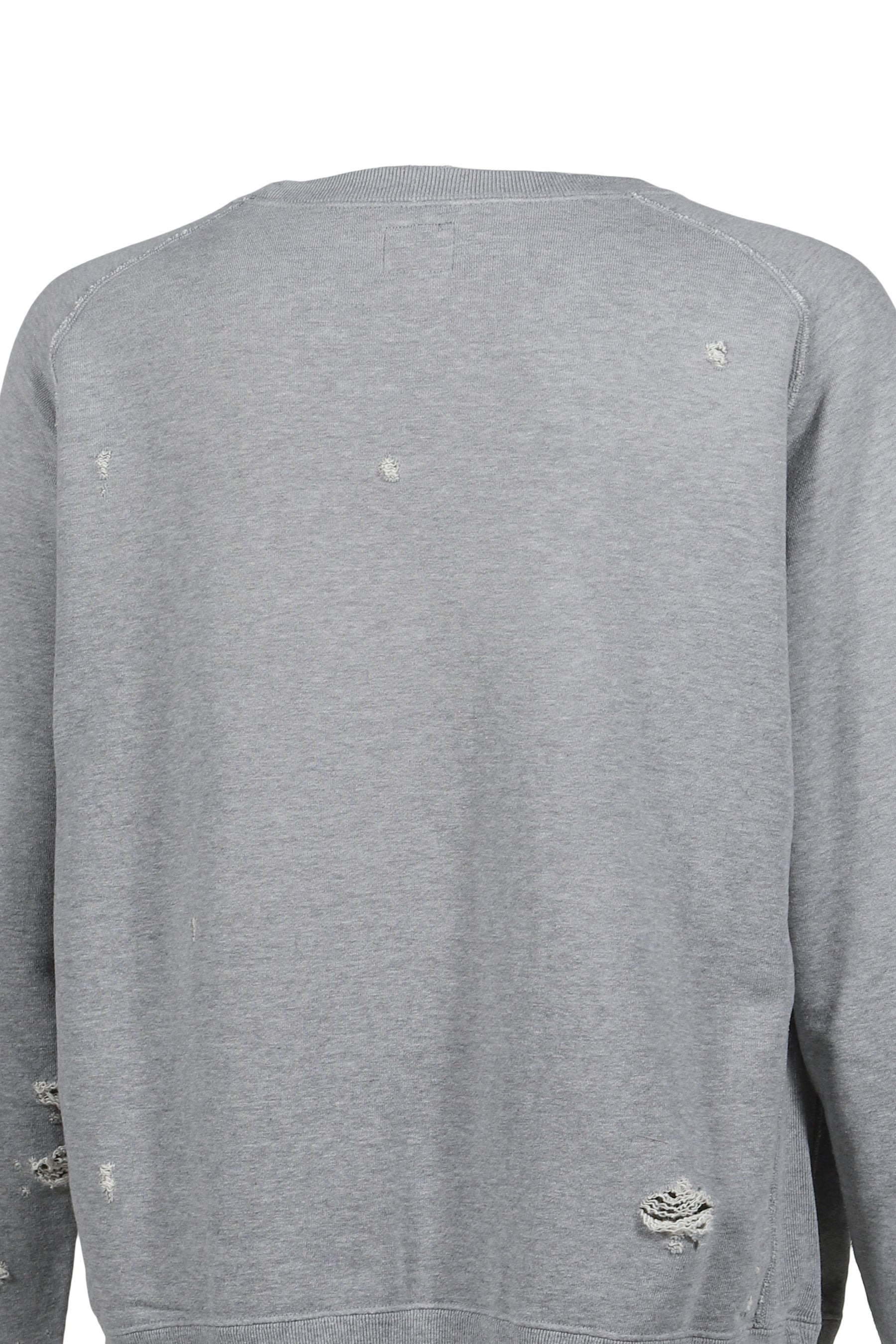 DECONSTRUCTED SWEAT SHIRT - COTTON FRENCH TERRY / H.GRY - 5