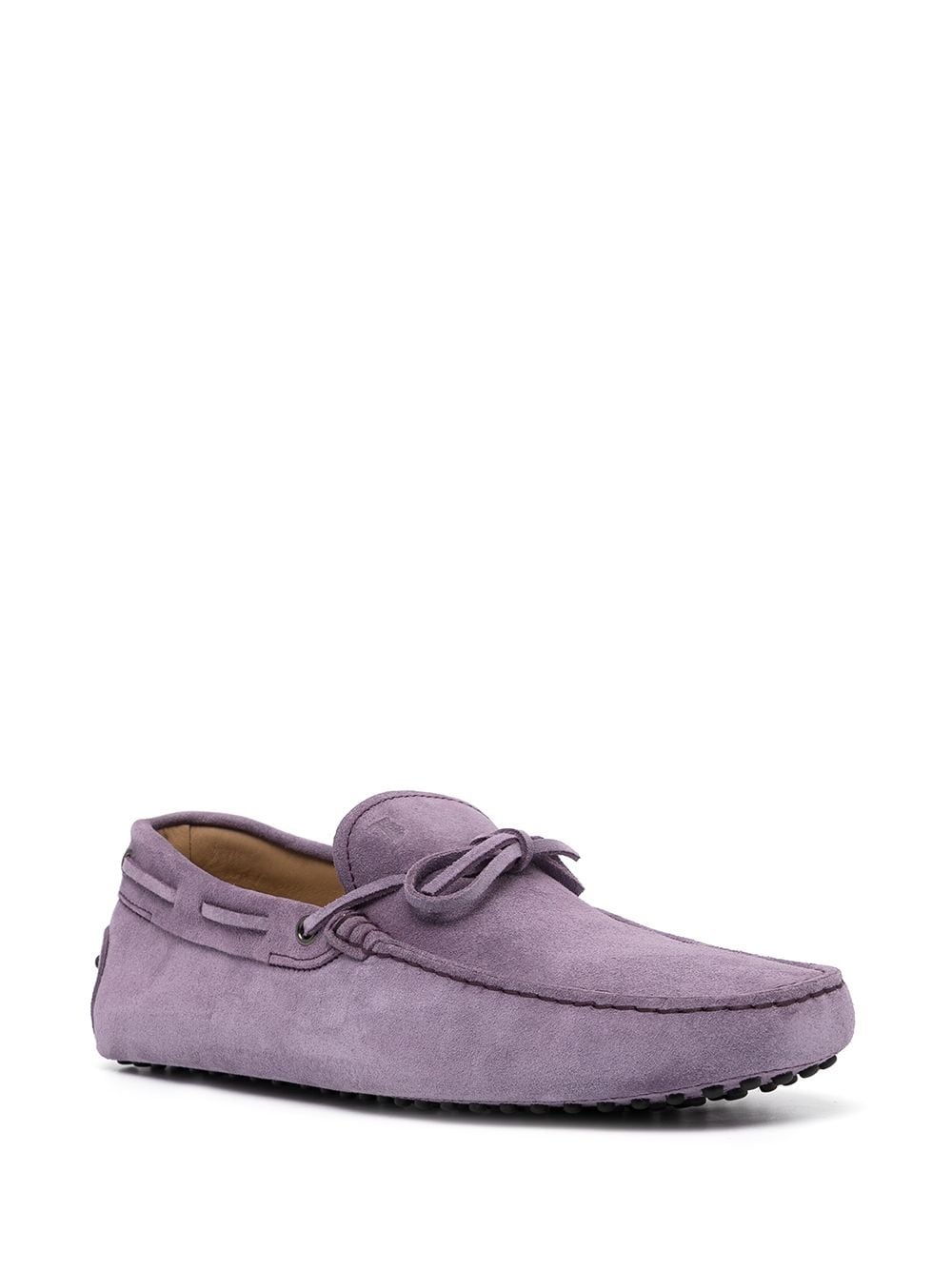 Gommino lace-up suede loafers - 2