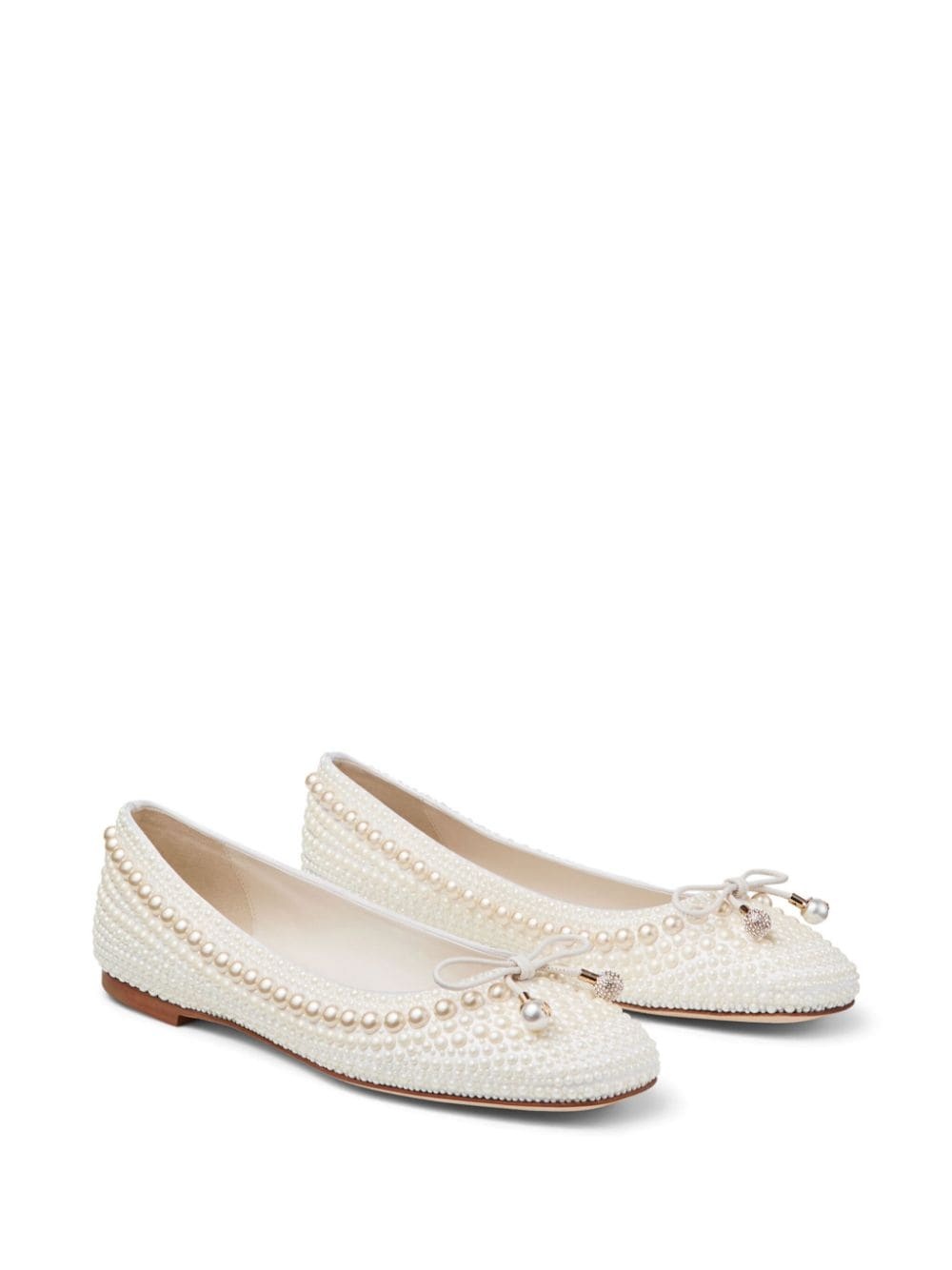 Elme pearl-embellished ballerina shoes - 2