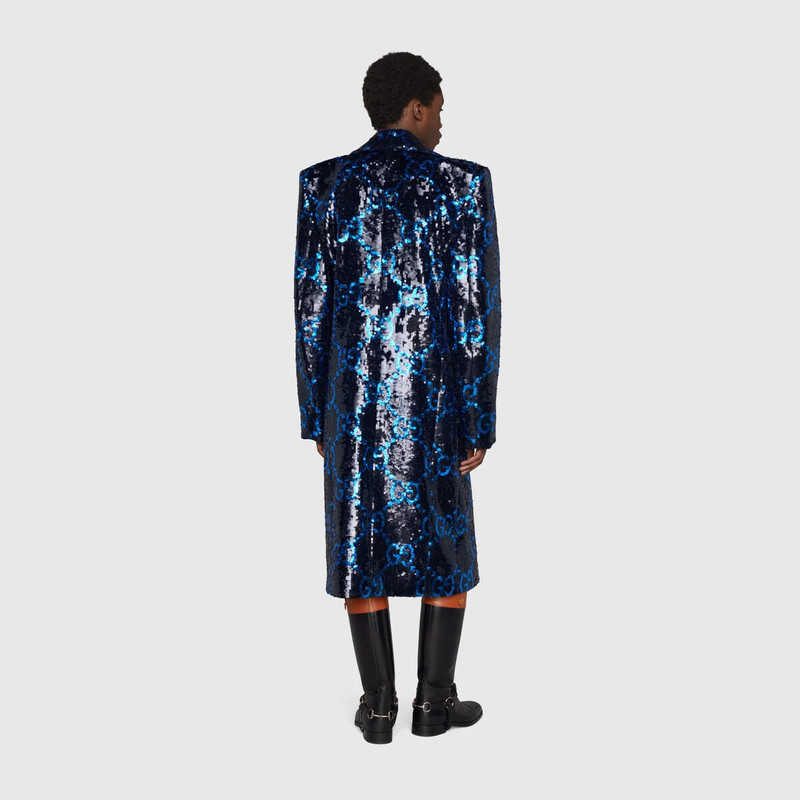 The Hacker Project GG sequin coat 4