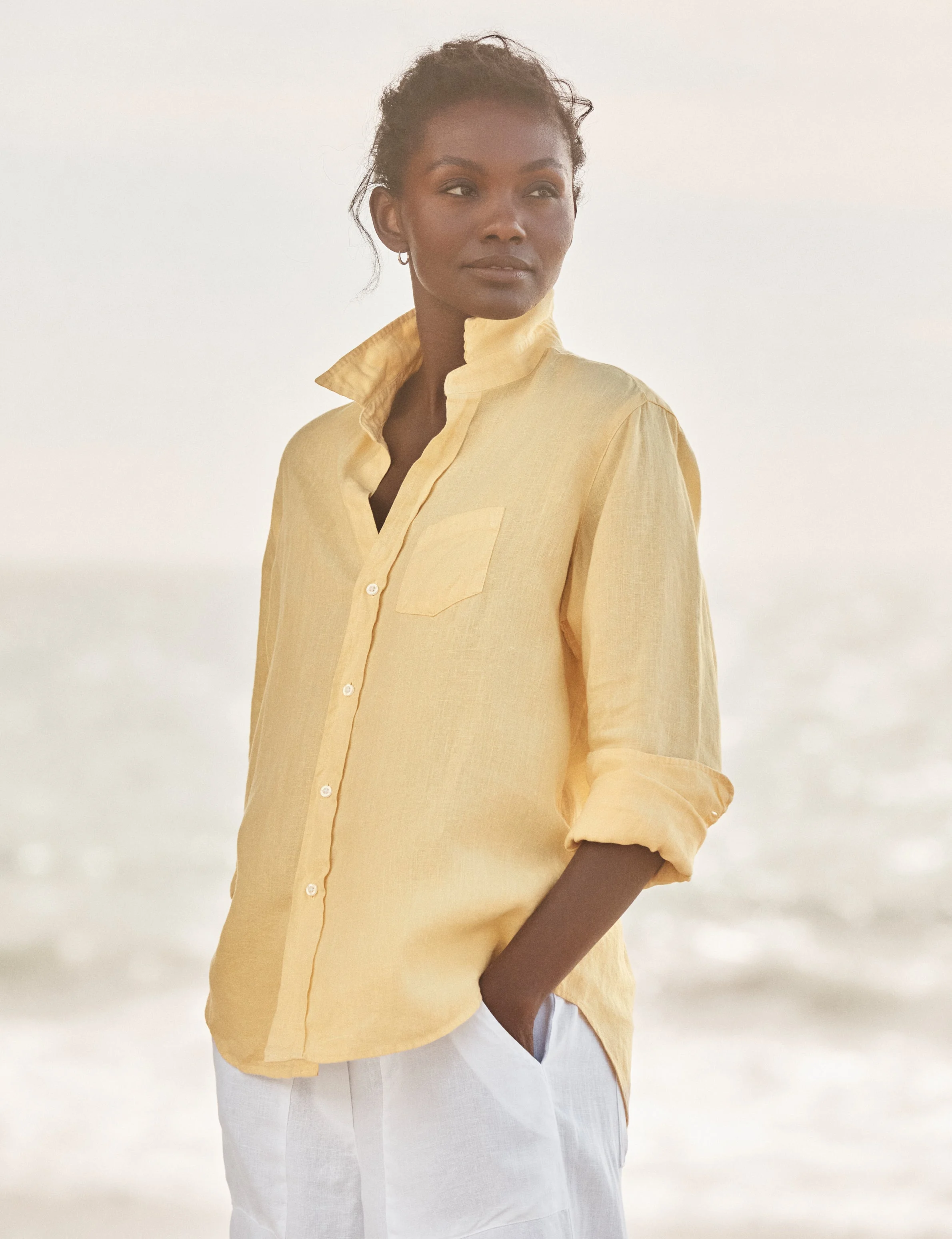 Relaxed Button-Up Shirt - 1