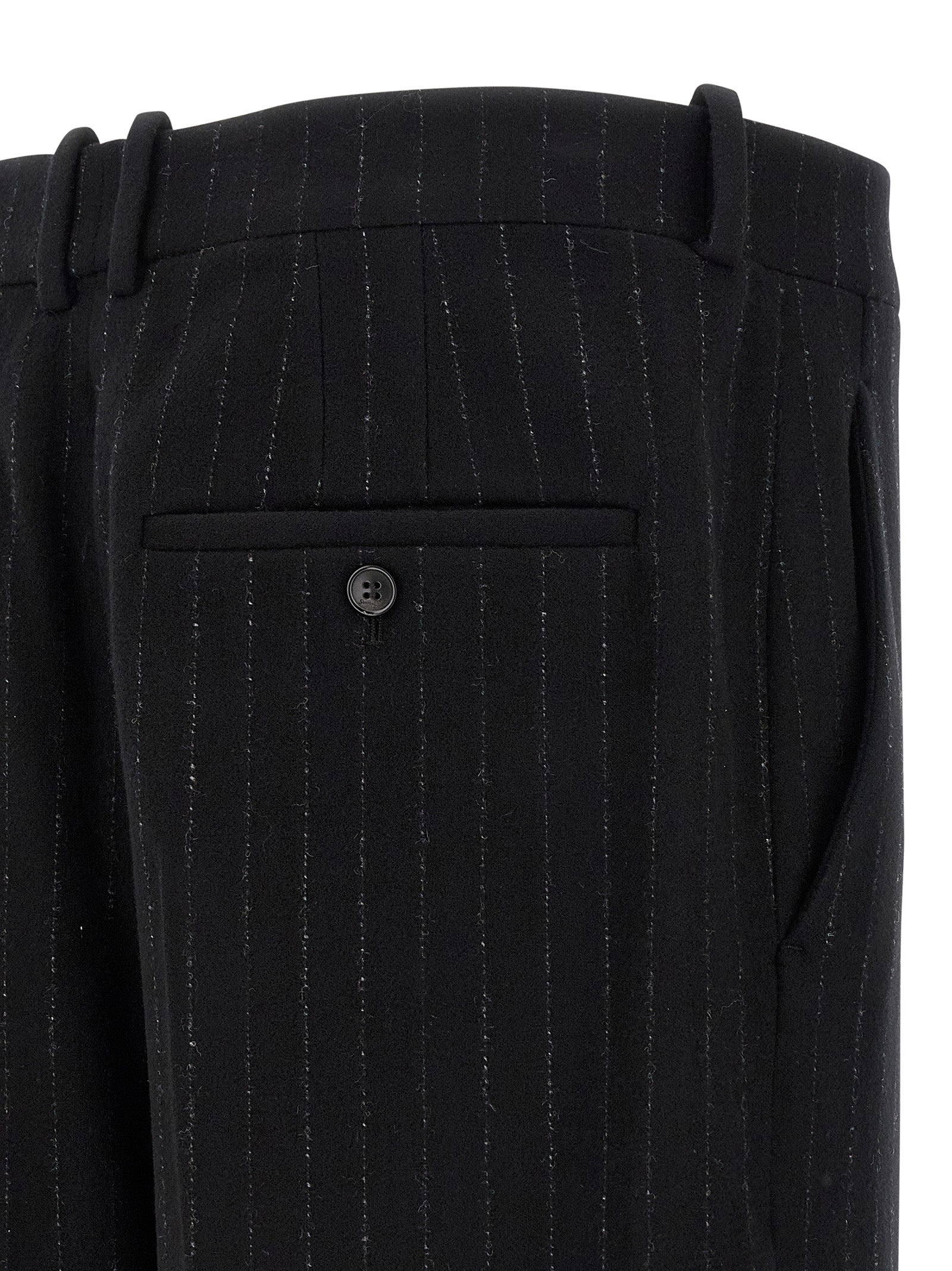 Saint Laurent Men Pinstripe Pants - 4
