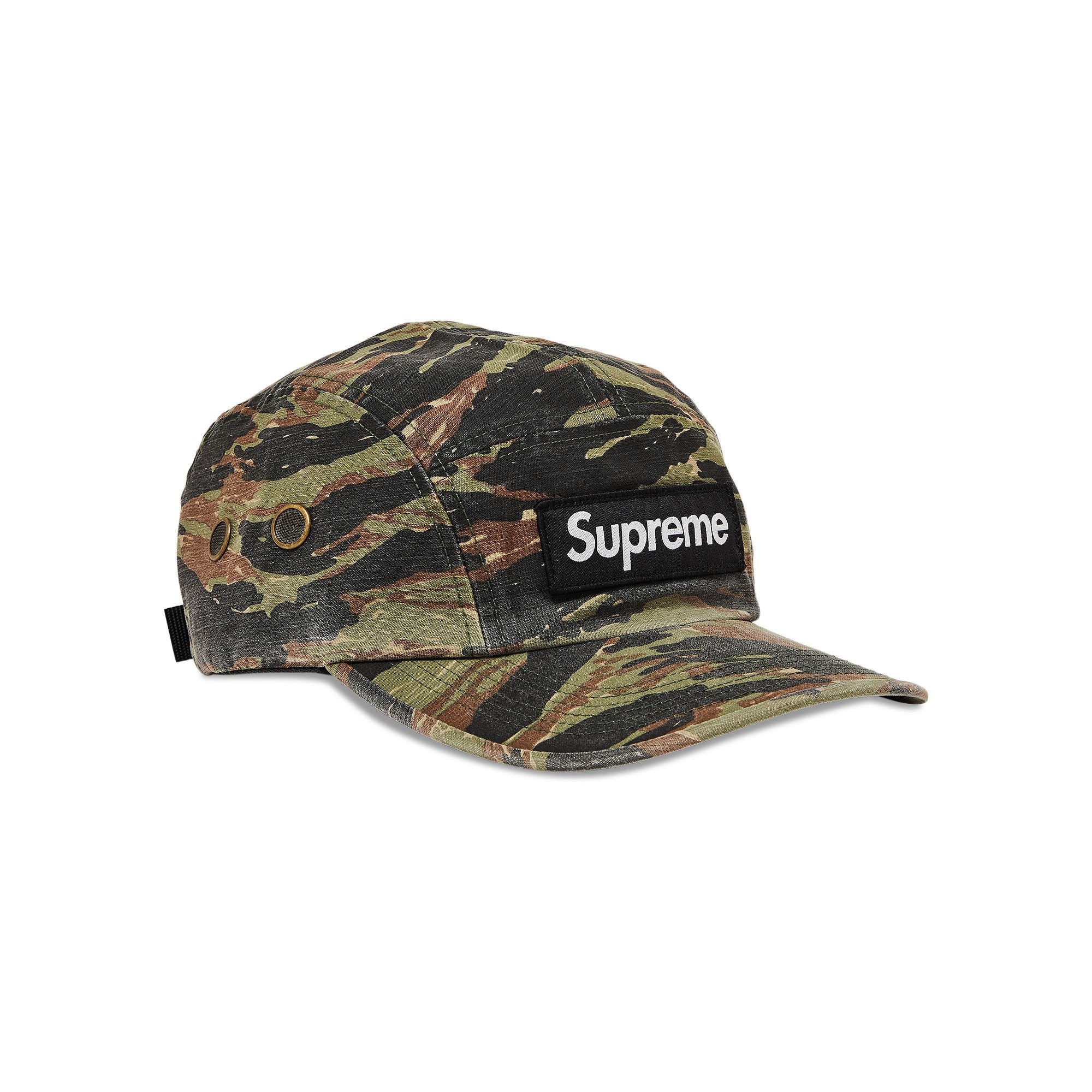Supreme Supreme Military Camp Cap 'Olive Tiger Camo