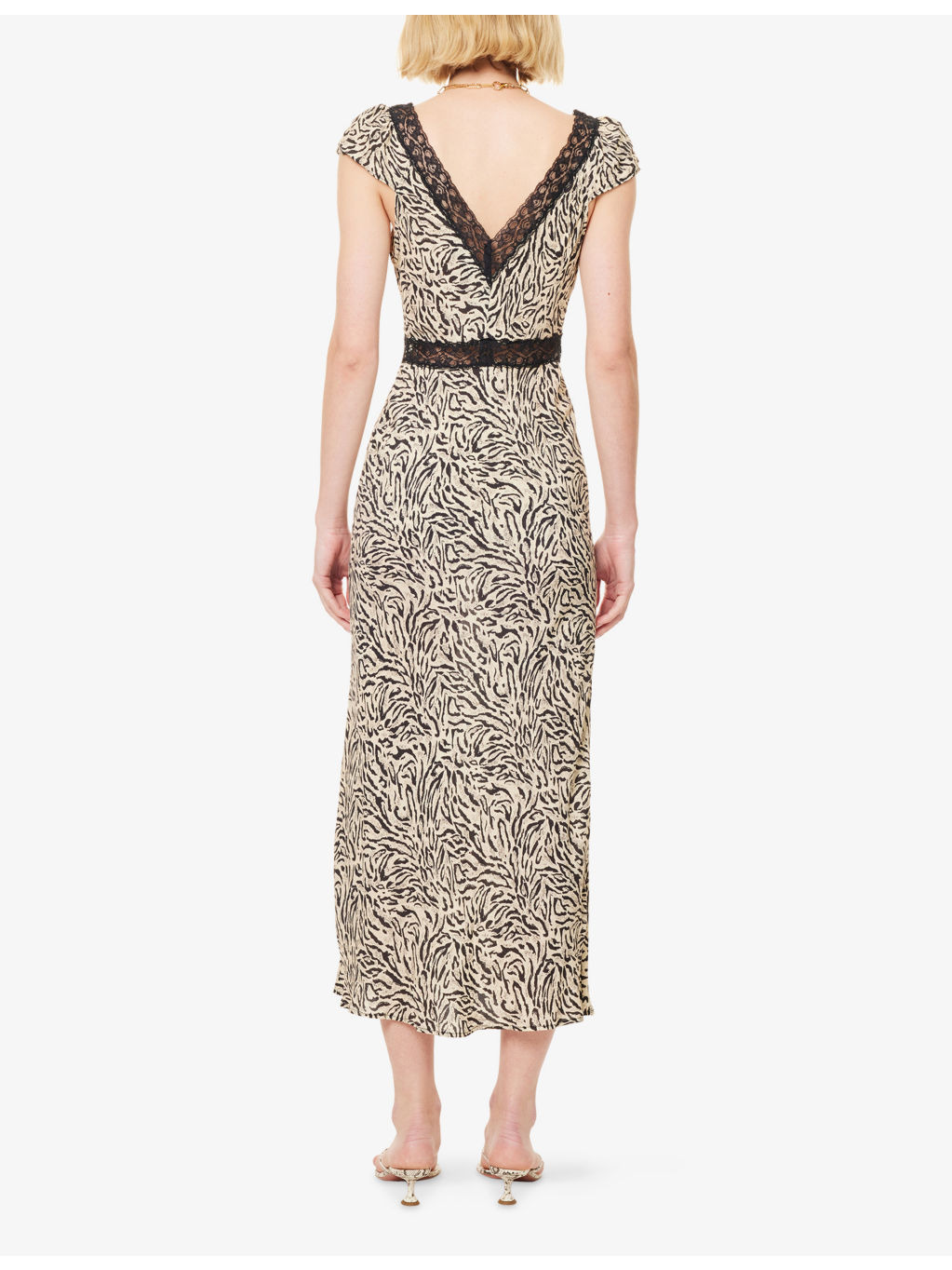 Iggy Leopard-Print Woven Midi Dress - 4