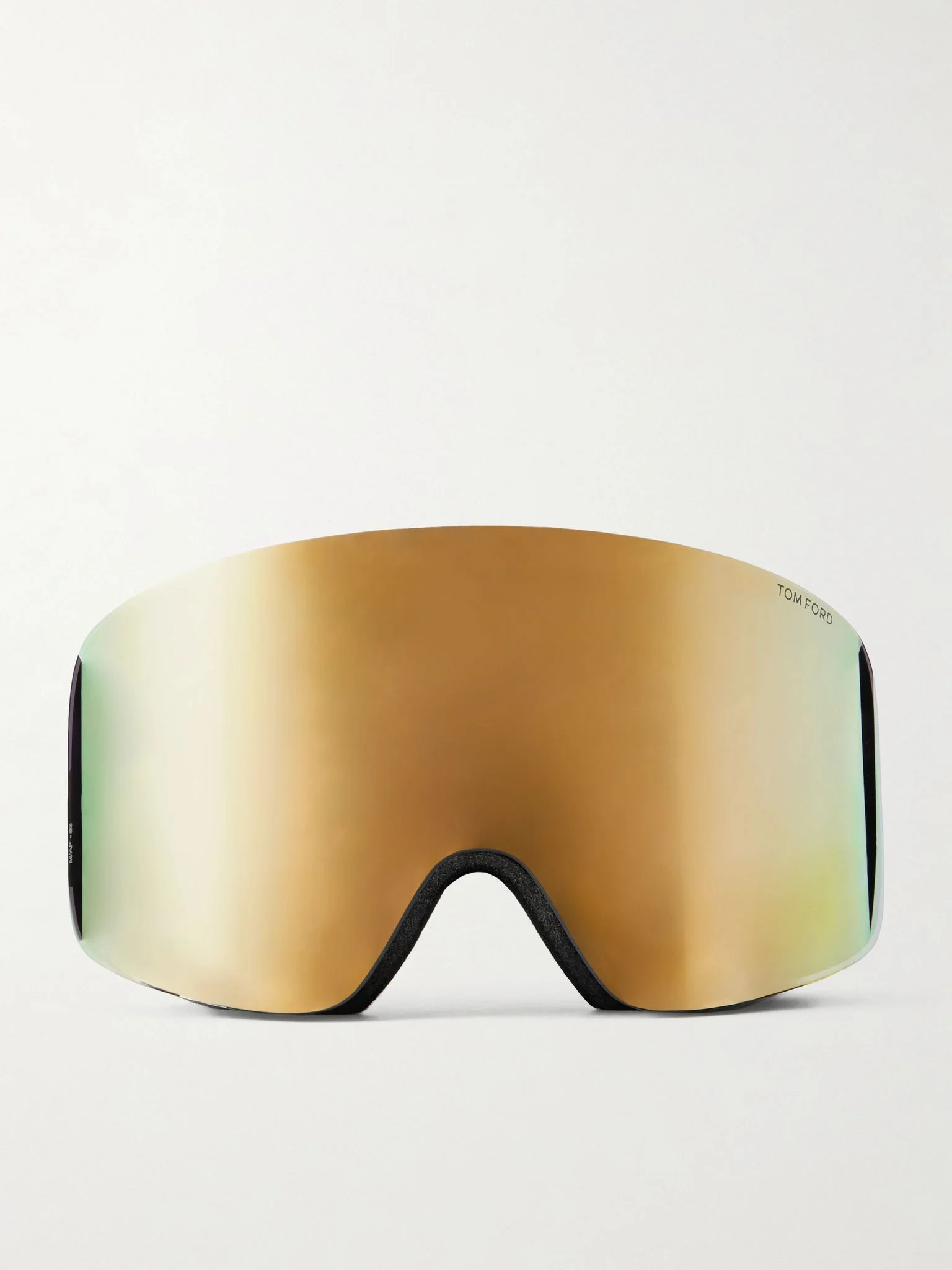 Logo-Jacquard Webbing-Trimmed Ski Goggles Brown - 1