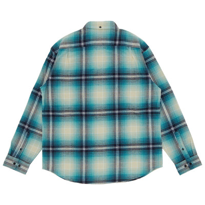 Supreme Supreme Shadow Plaid Flannel Shirt 'Blue' outlook