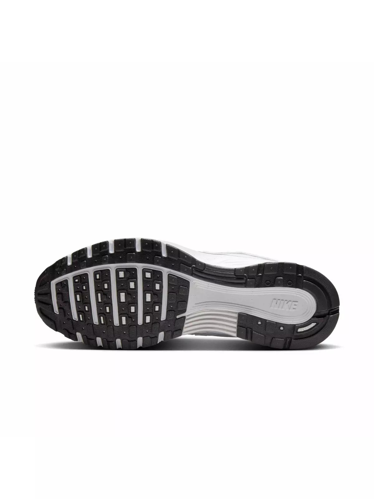 P-6000 "White/Metallic Silver/Black/Black" Men's Shoe - 6
