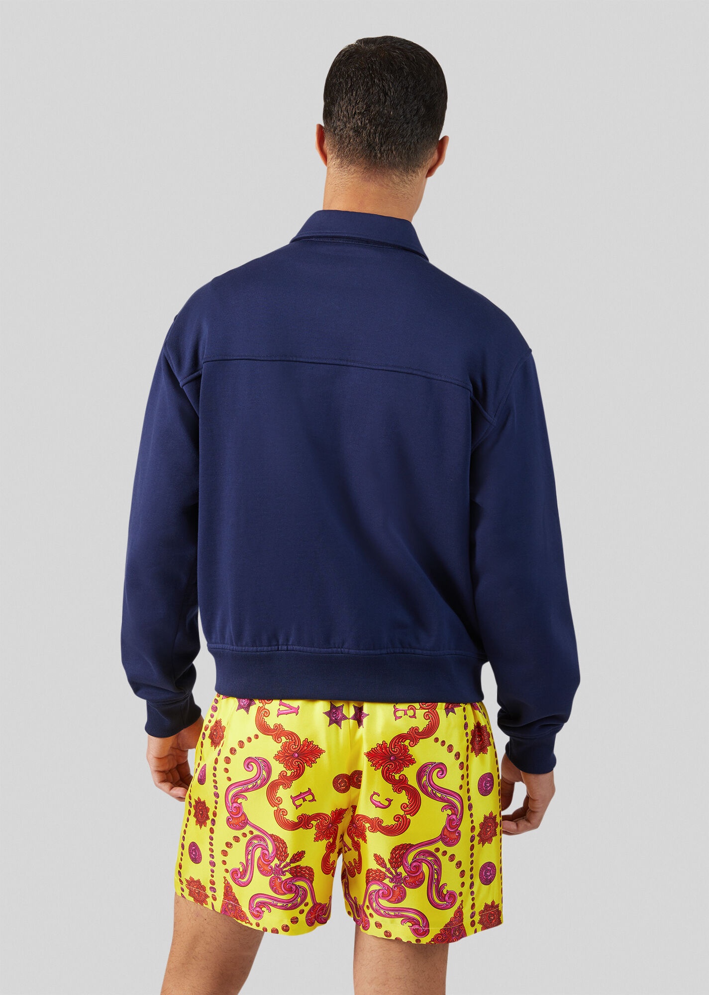 Medusa Embroidered Cotton Jacket - 3