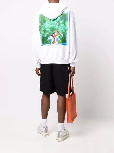 Off-White Arrows Tree print hoodie outlook