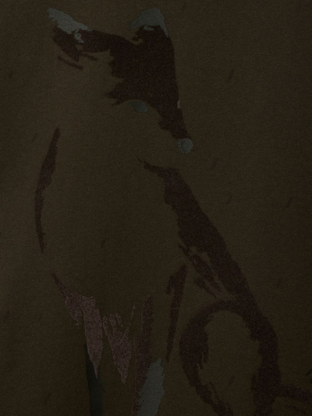 fox-print cotton T-shirt - 5