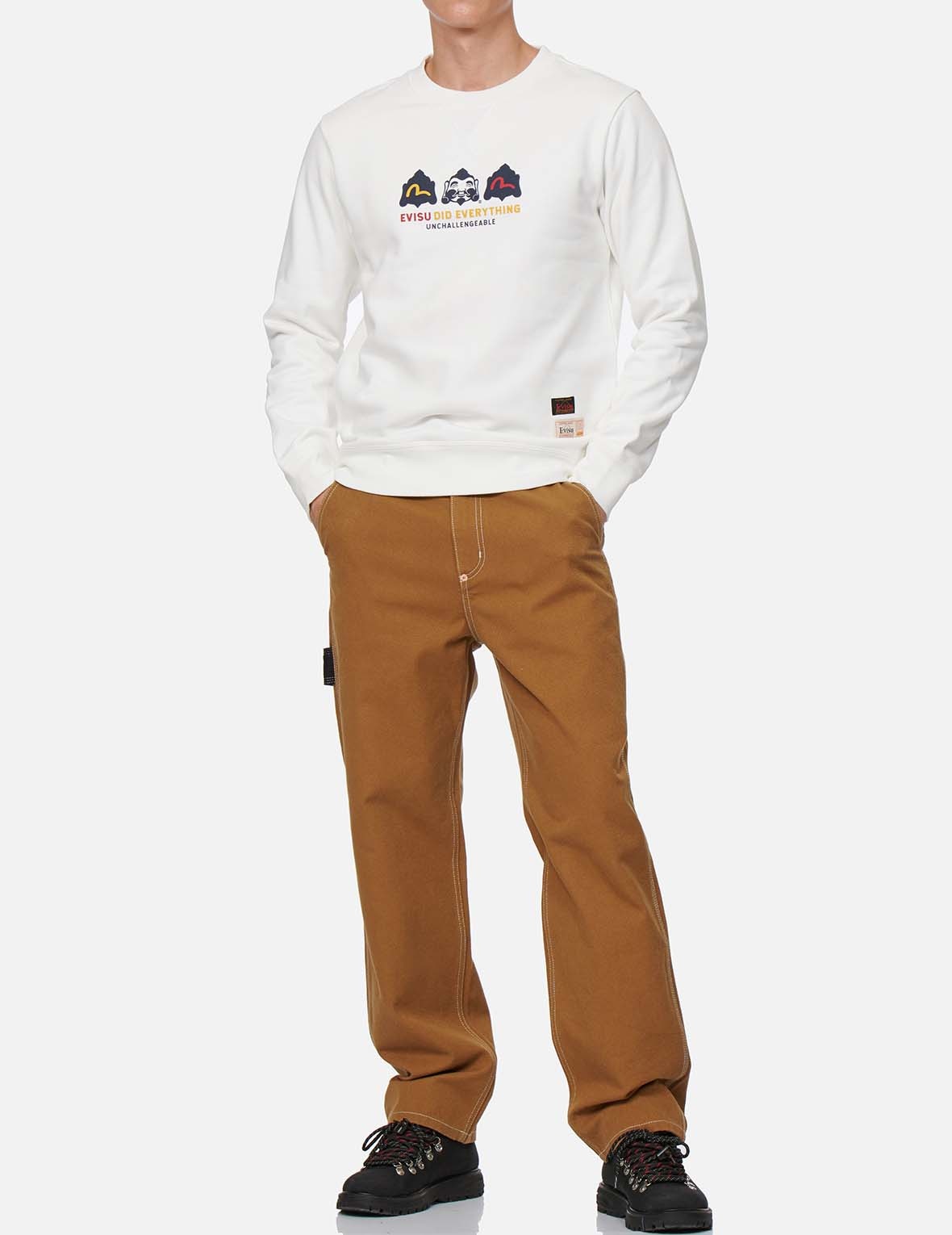 SPEEDY GODHEAD CROSS-STITCHED SWEATSHIRT - 5