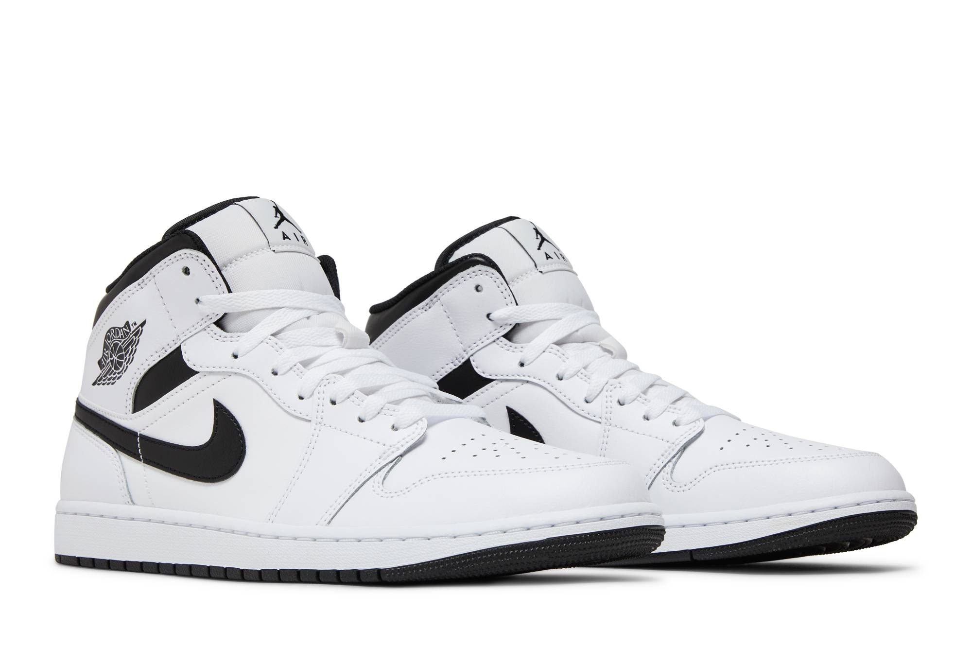 Air Jordan 1 Mid 'White Black' - 8
