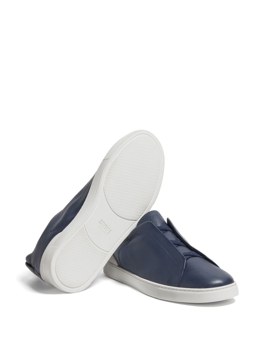 Triple Stitch leather sneakers - 5