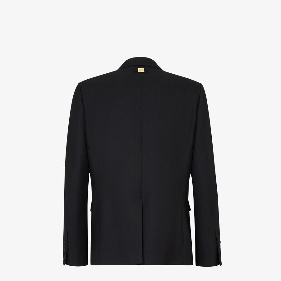 Black wool blazer - 2