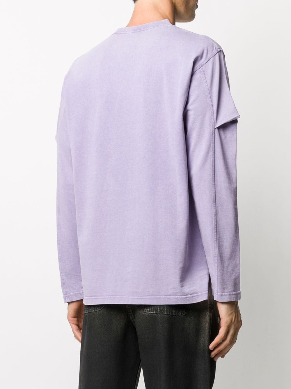 layered-effect long-sleeve T-shirt - 4