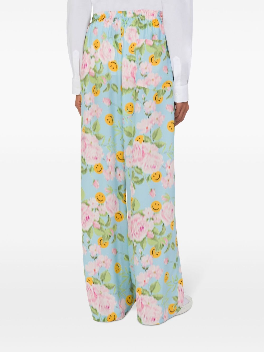 floral-print palazzo pants - 3
